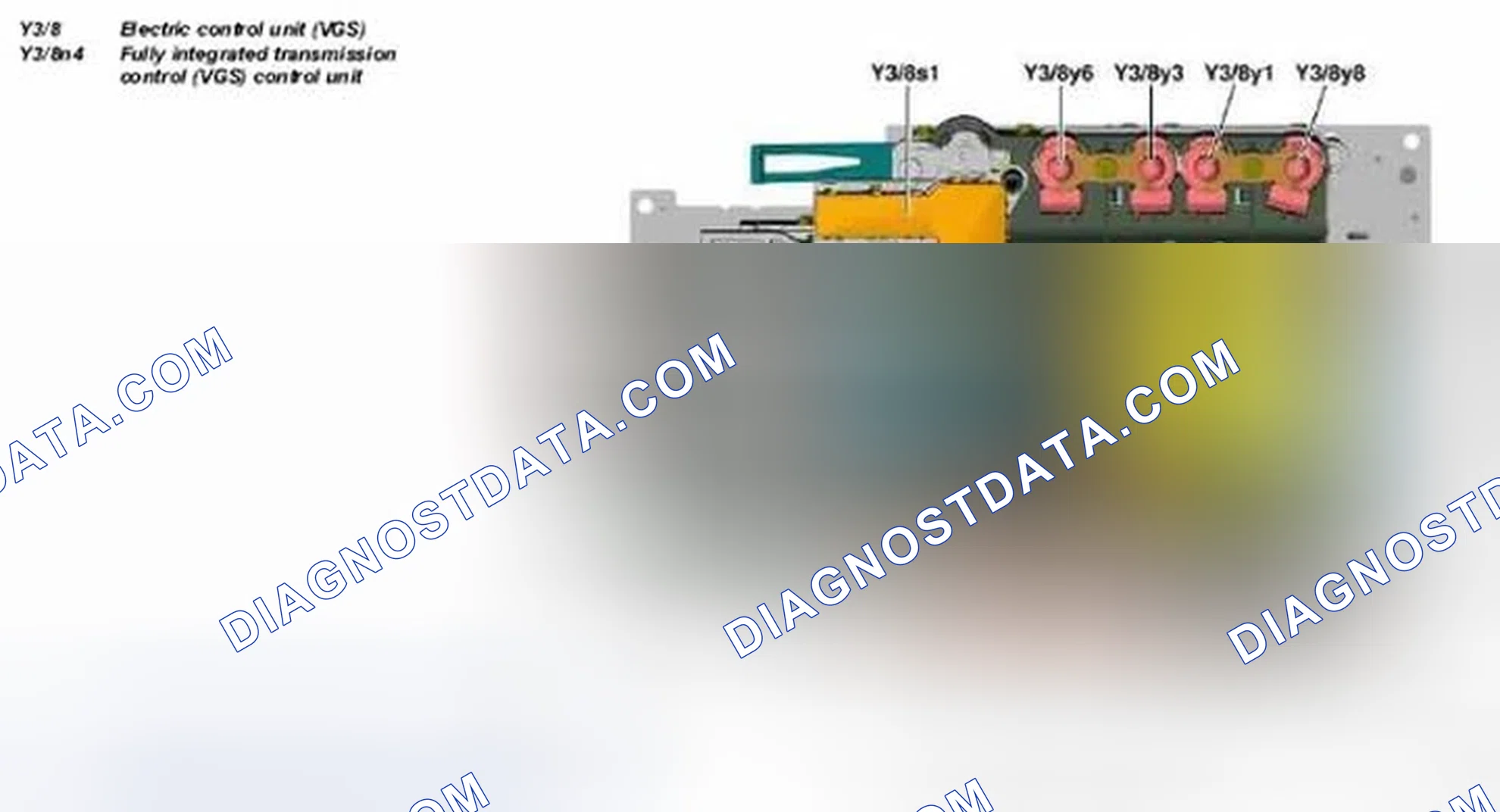 Scheme 42: Identifying Transmission Oil Temperature Sensor Location - Transmission 722.9