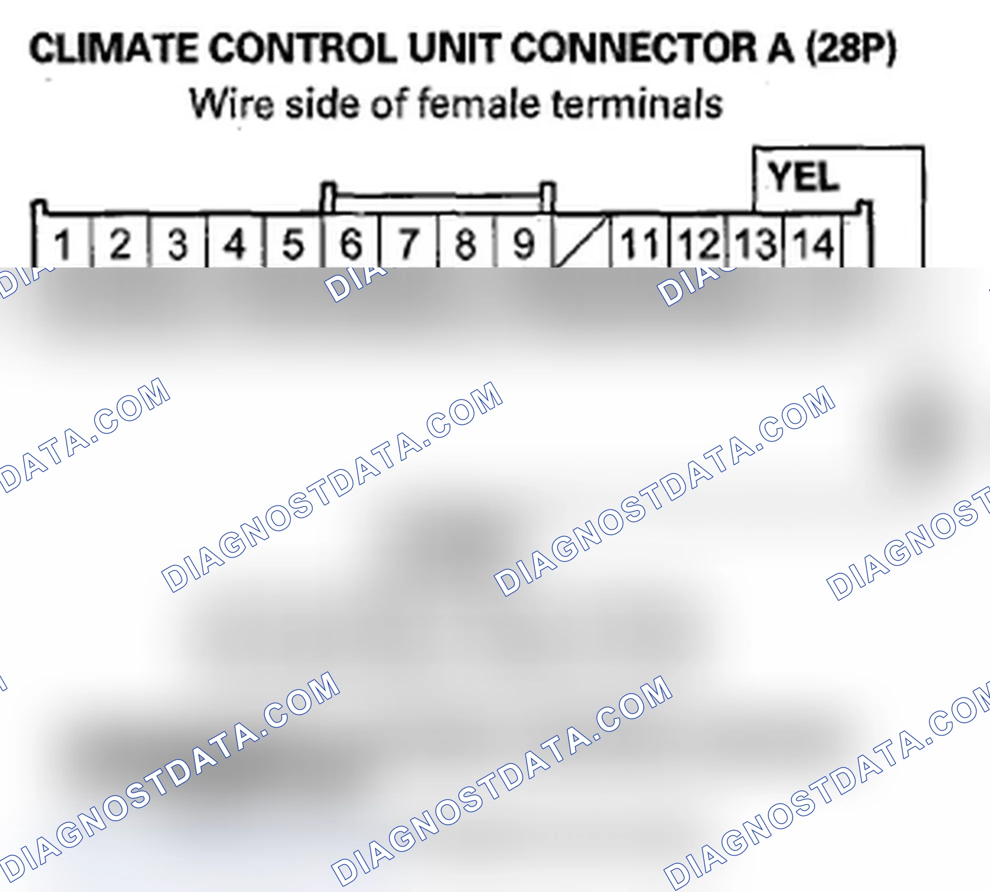 Scheme 264: DTC B1236 or DTC indicator D and A/C ON: An Open in the Passenger's Air Mix Control Motor Circuit