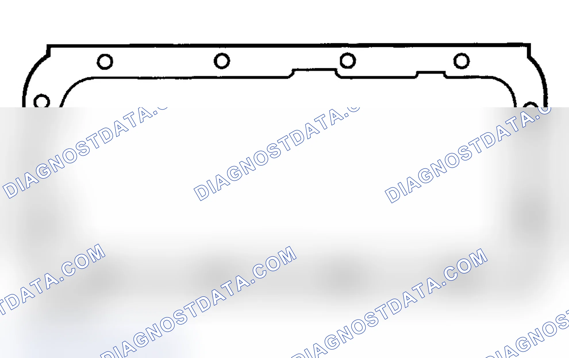 Scheme 1: OIL PAN GASKET