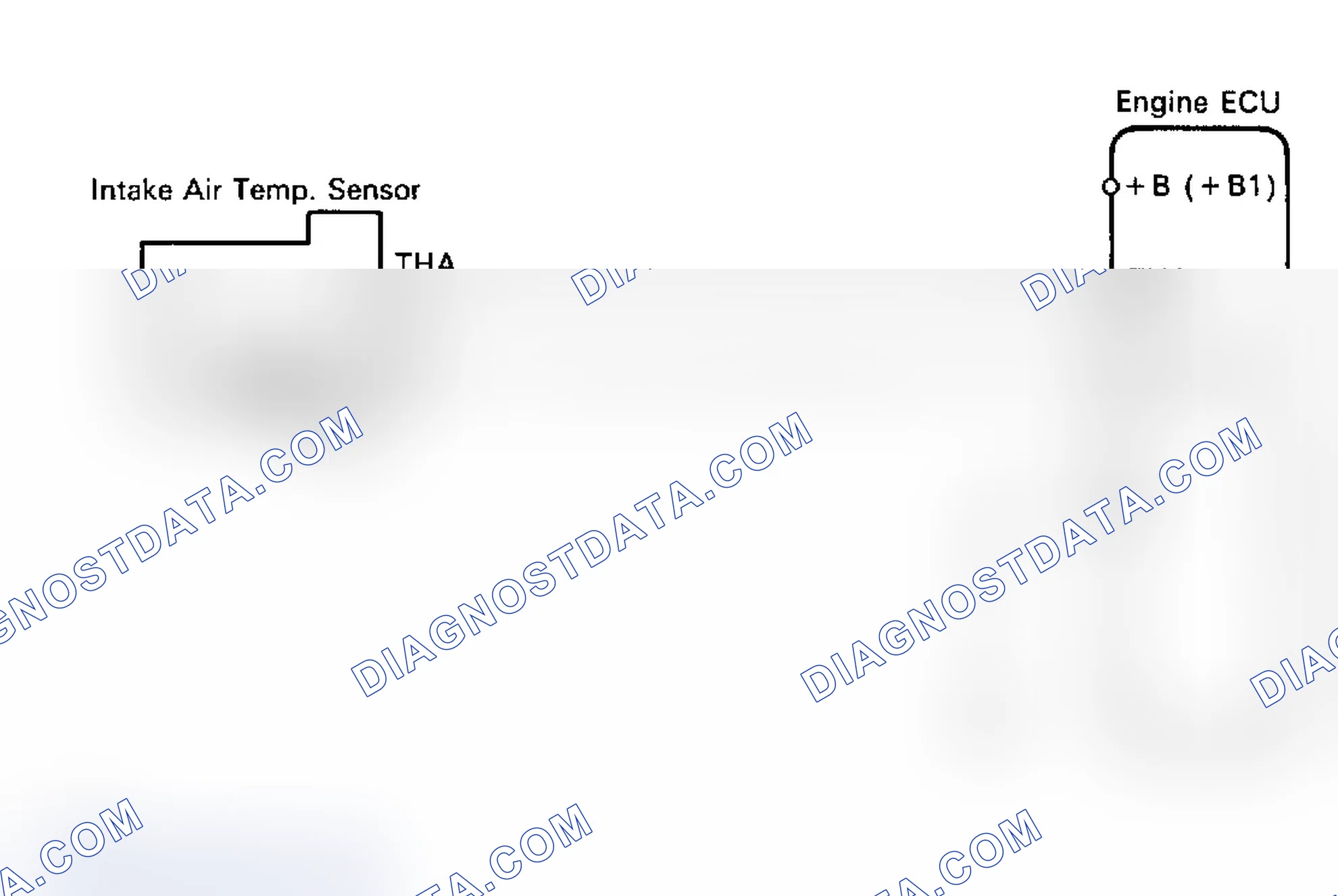Scheme 51: Code 24/Test No. 6 Schematic (4A-FE & 5S-FE) Intake Air Temperature Sensor Signal