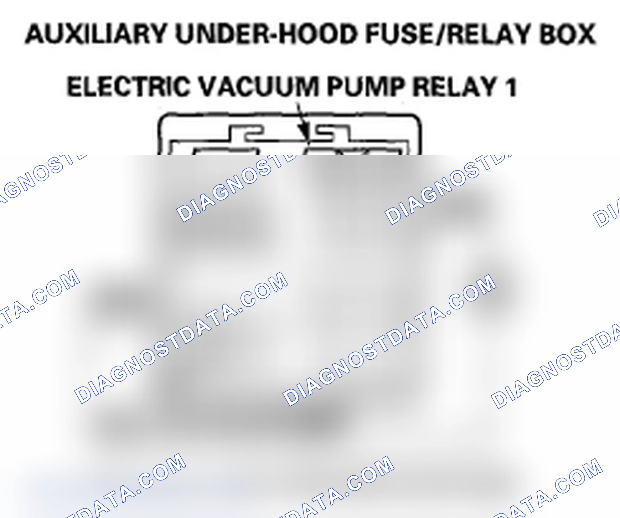 Scheme 120: DTC P16DB: Electric Vacuum Pump Relays 1 and 2 Signal Circuit Malfunction