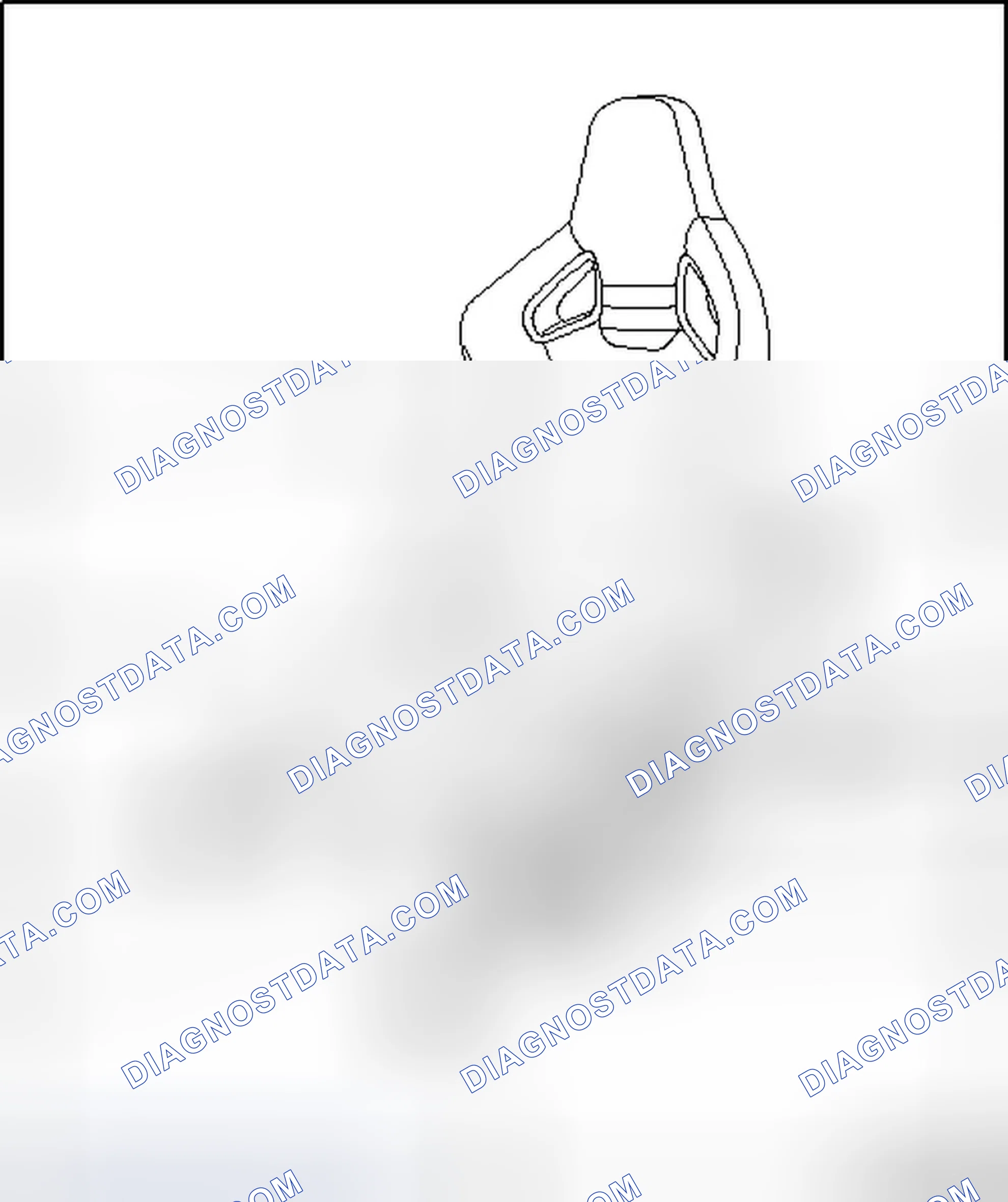 Scheme 66: FRONT BUCKET SEAT OVERVIEW