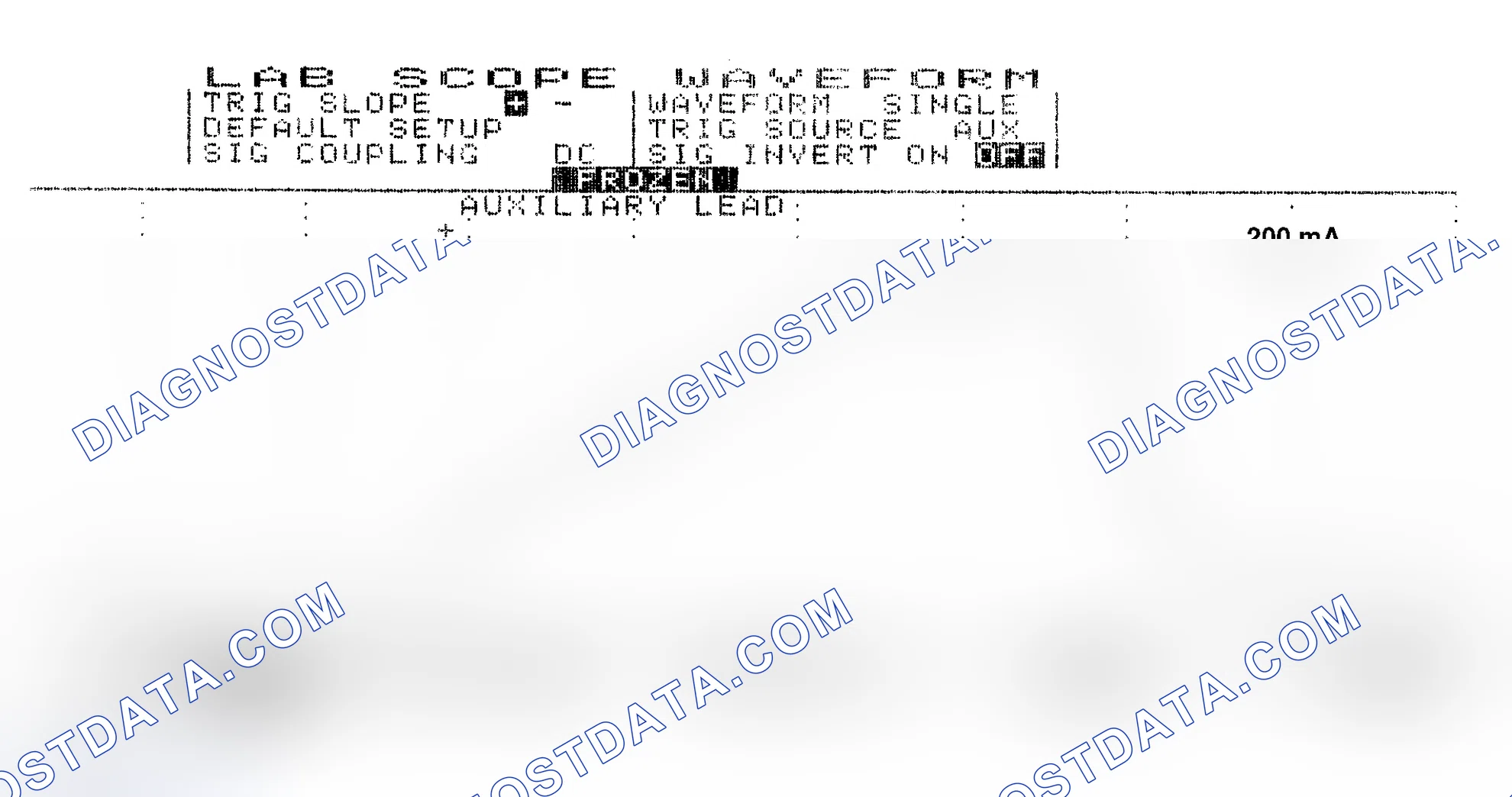 Scheme 13: Single Injector w/Normal Current Flow - Current Pattern