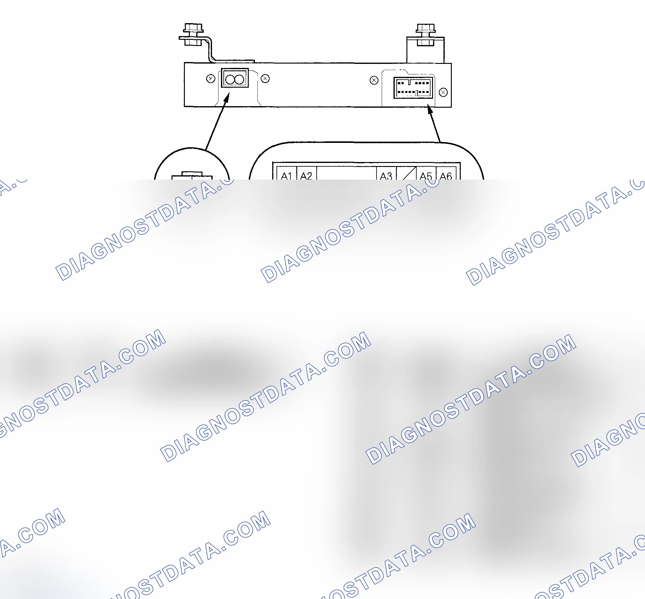 Scheme 6: XM Receiver Connector Inputs and Outputs