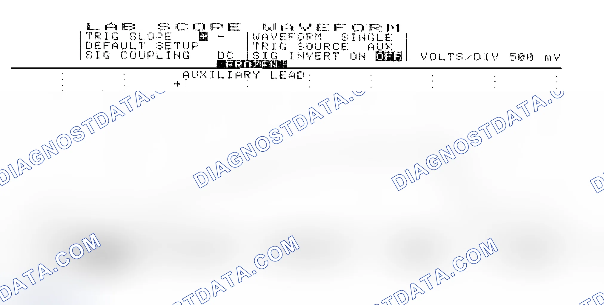 Scheme 14: Single Injector w/Excessive Current Flow - Current Pattern