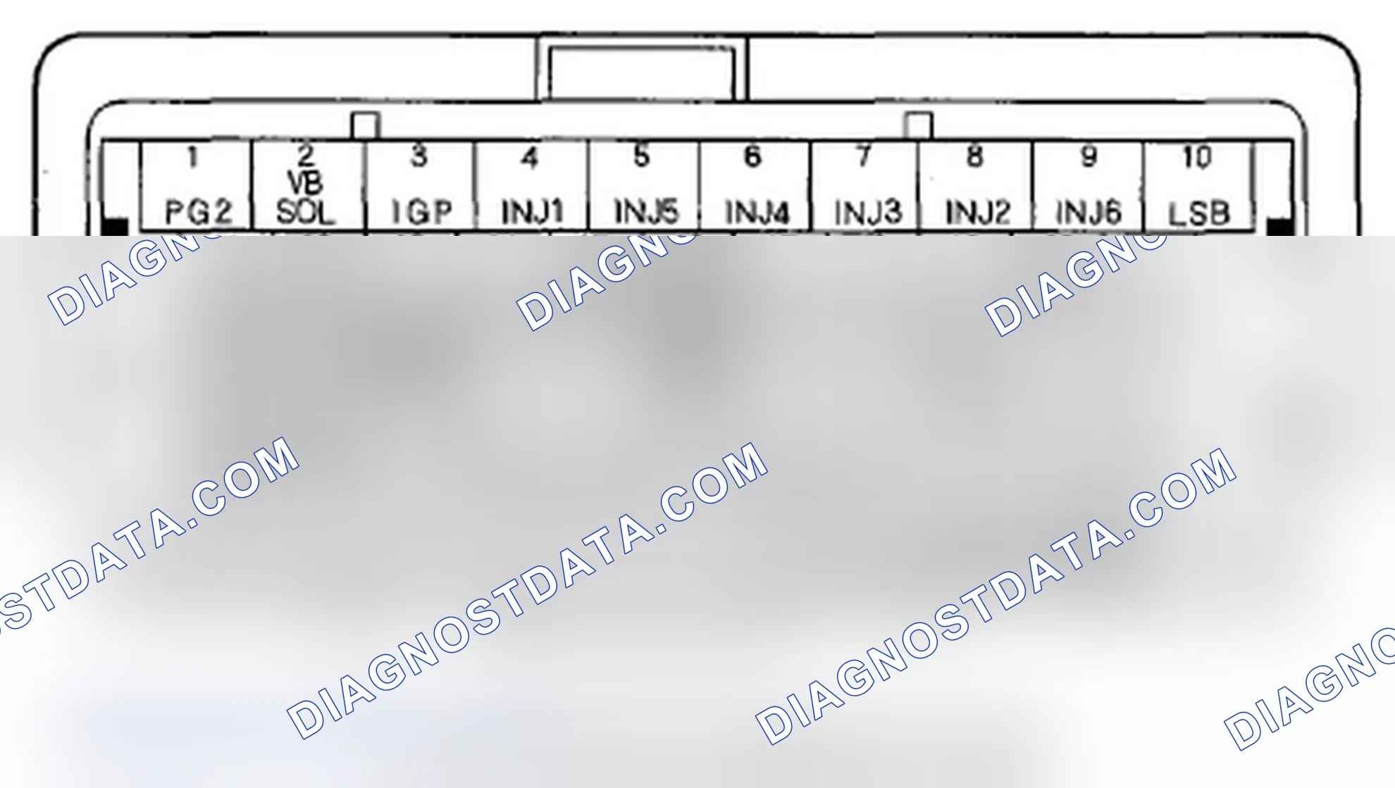 Scheme 215: PCM Inputs and Outputs at PCM Connector B (delta ) (49P)