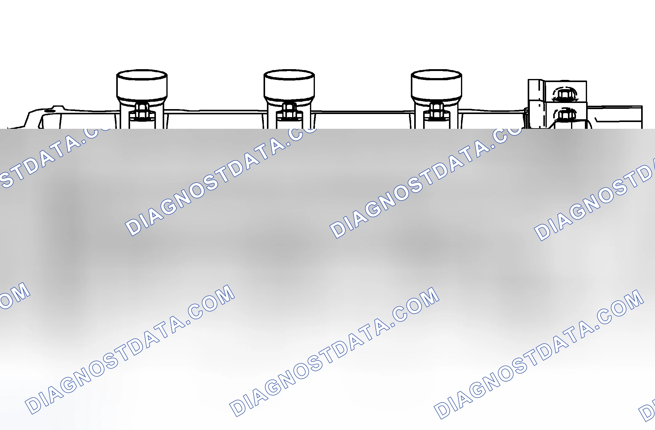Scheme 194: Left Cylinder Head Intake Face