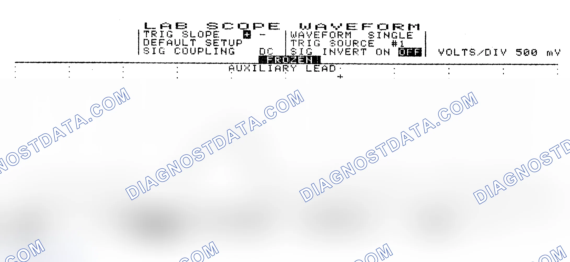 Scheme 10: Single Injector w/Excessive Current Flow - Current Pattern