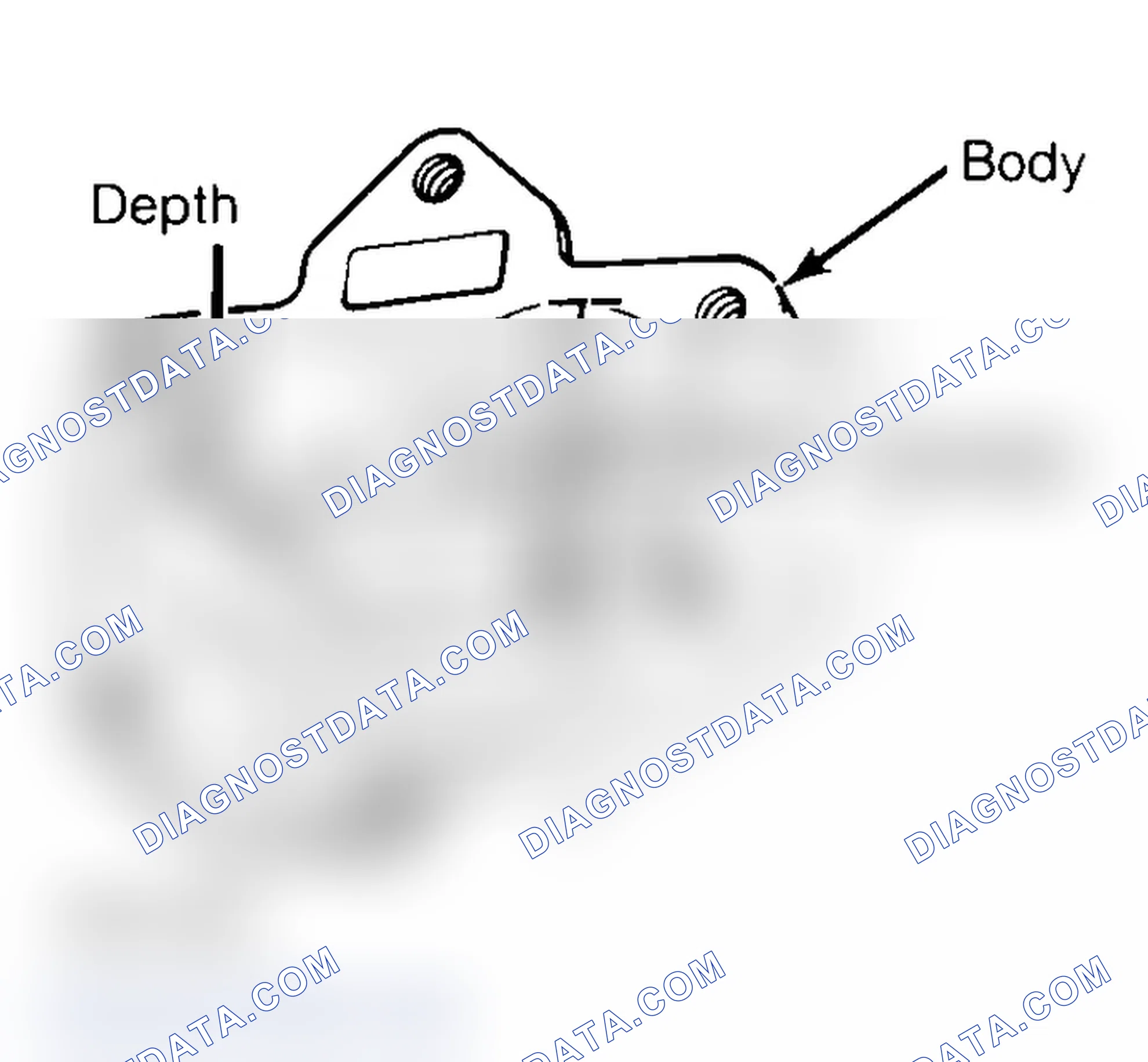 Scheme 35: Measuring Oil Pump Gear Cavity