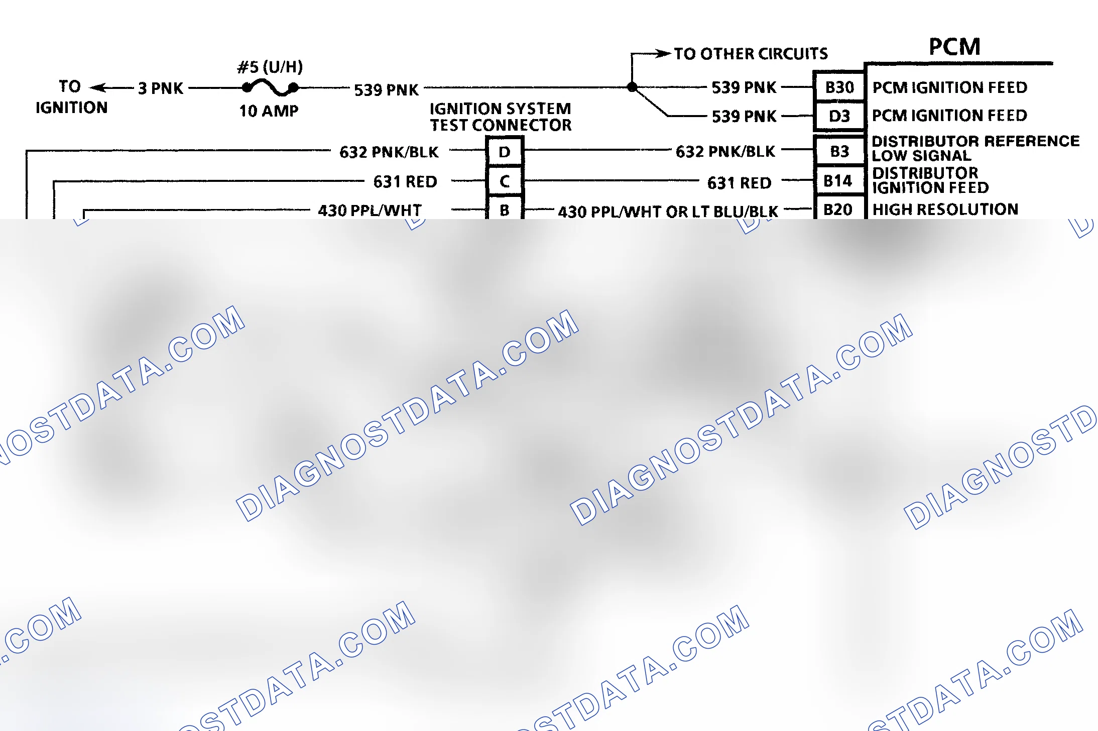 Scheme 11: Code 16 Schematic (Caprice) Opti-spark Ignition System Low Resolution Pulse