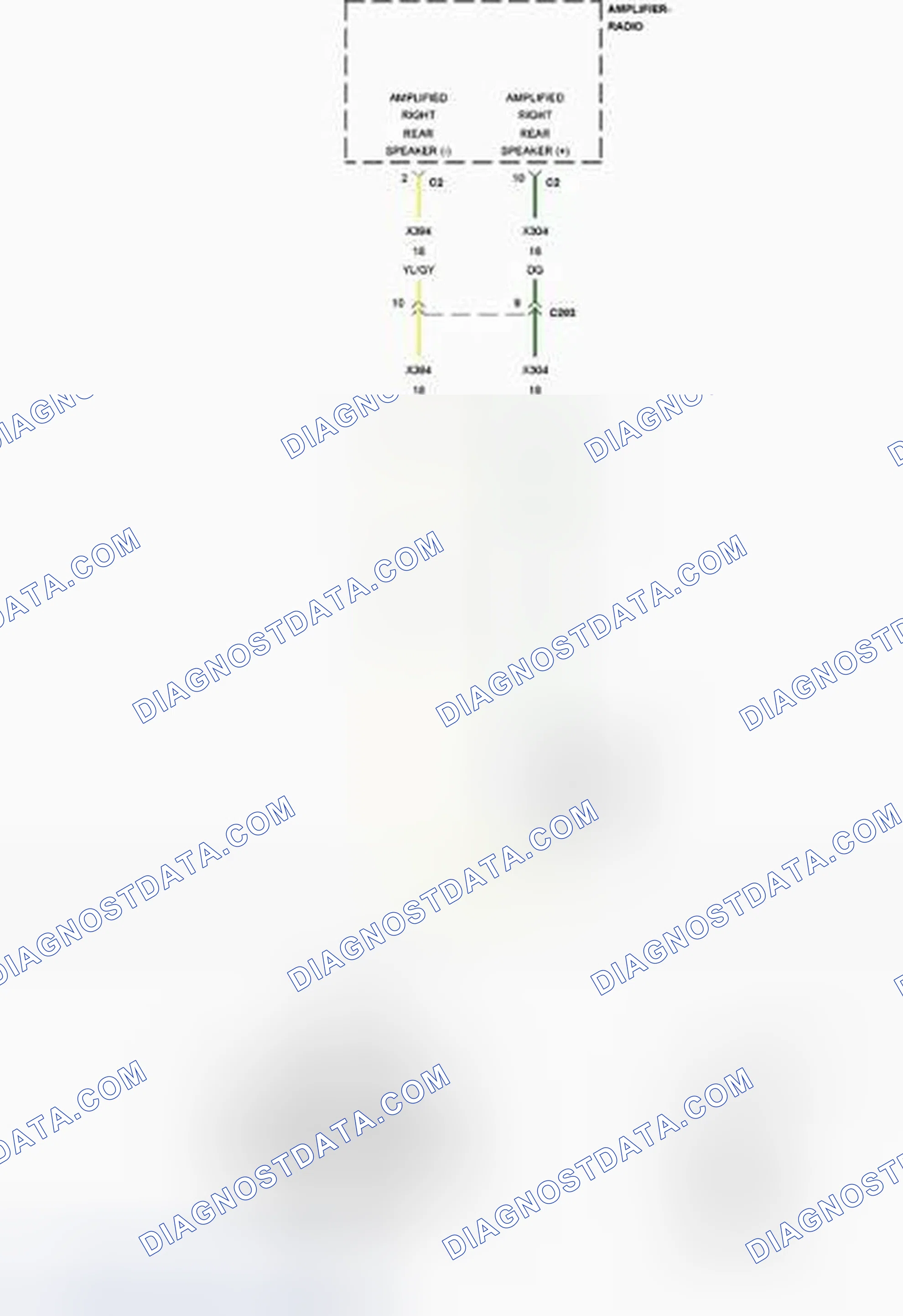 Scheme 62: B14C4-CHANNEL 11 AUDIO SPEAKER OUTPUT CIRCUIT LOW