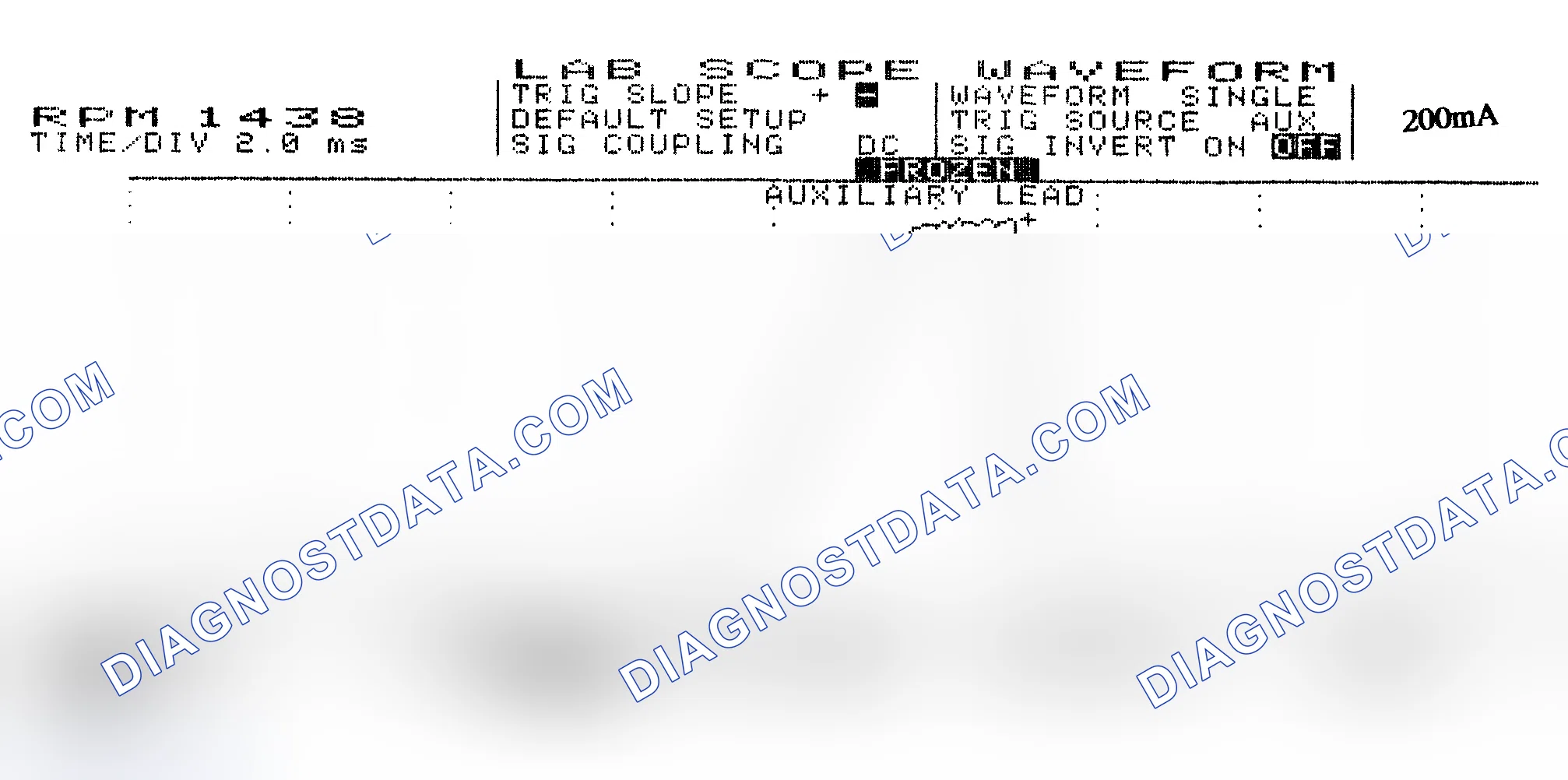 Scheme 15: Single Injector w/Normal Current Flow - Current Pattern