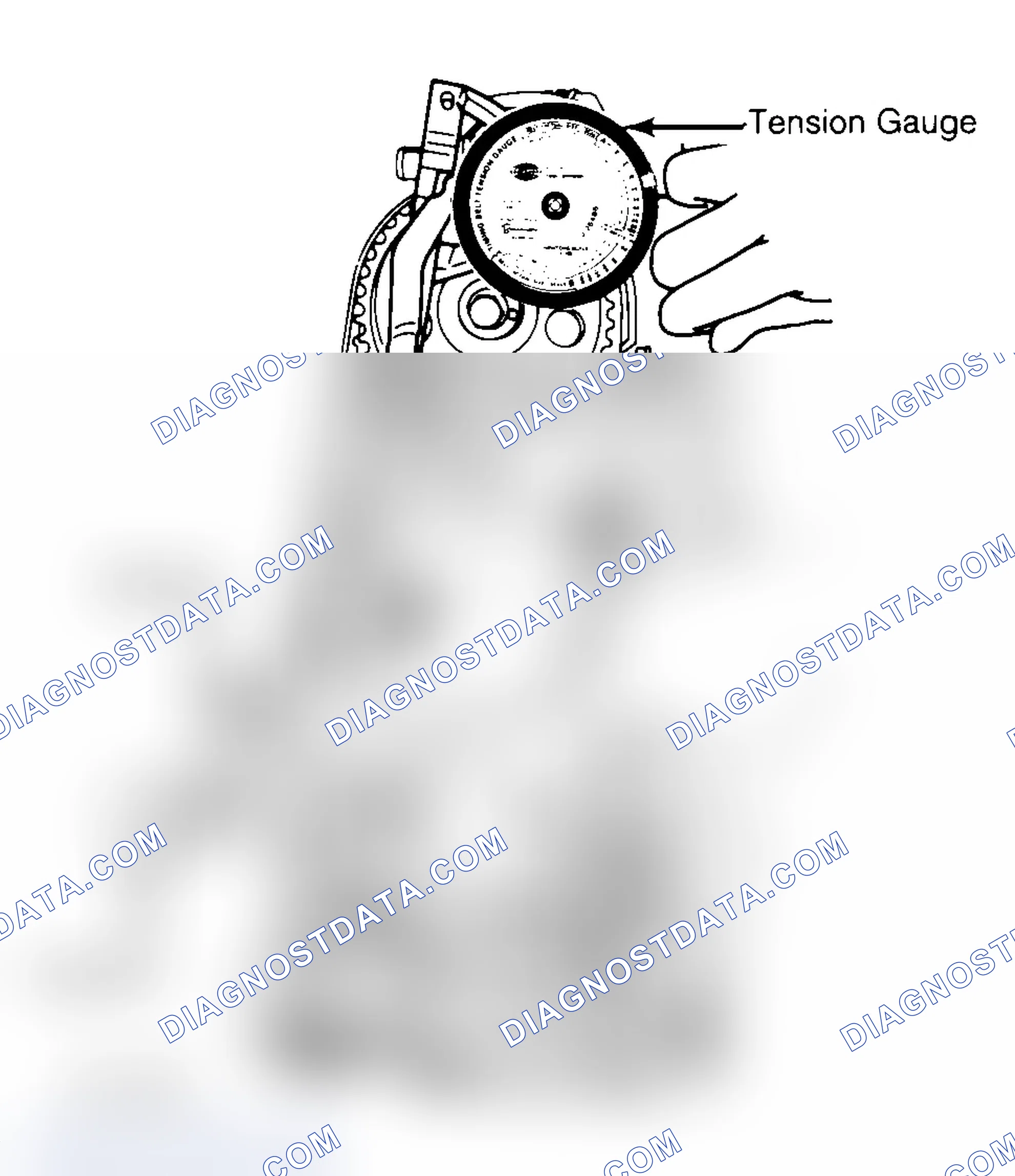 Scheme 28: Adjusting Typical Timing Belt Tension