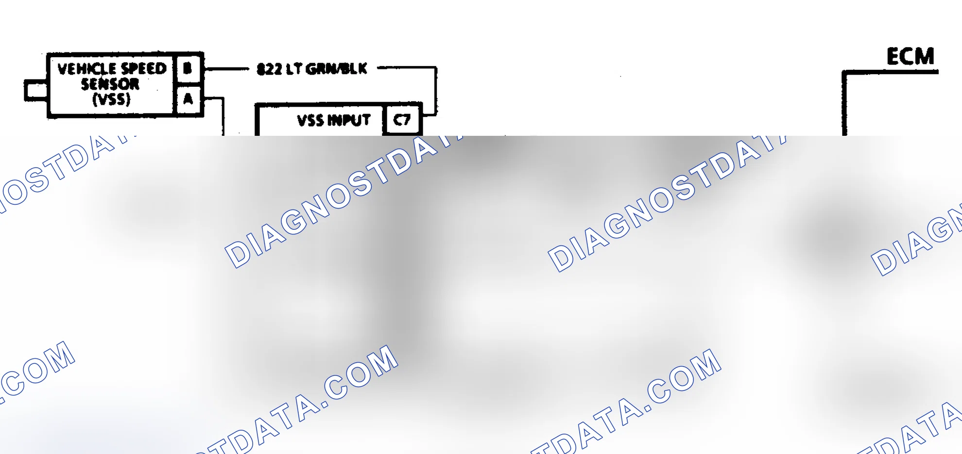 Scheme 190: Code 24 Schematic ("C" & "K" Series 5.7L M/T) Vehicle Speed Sensor