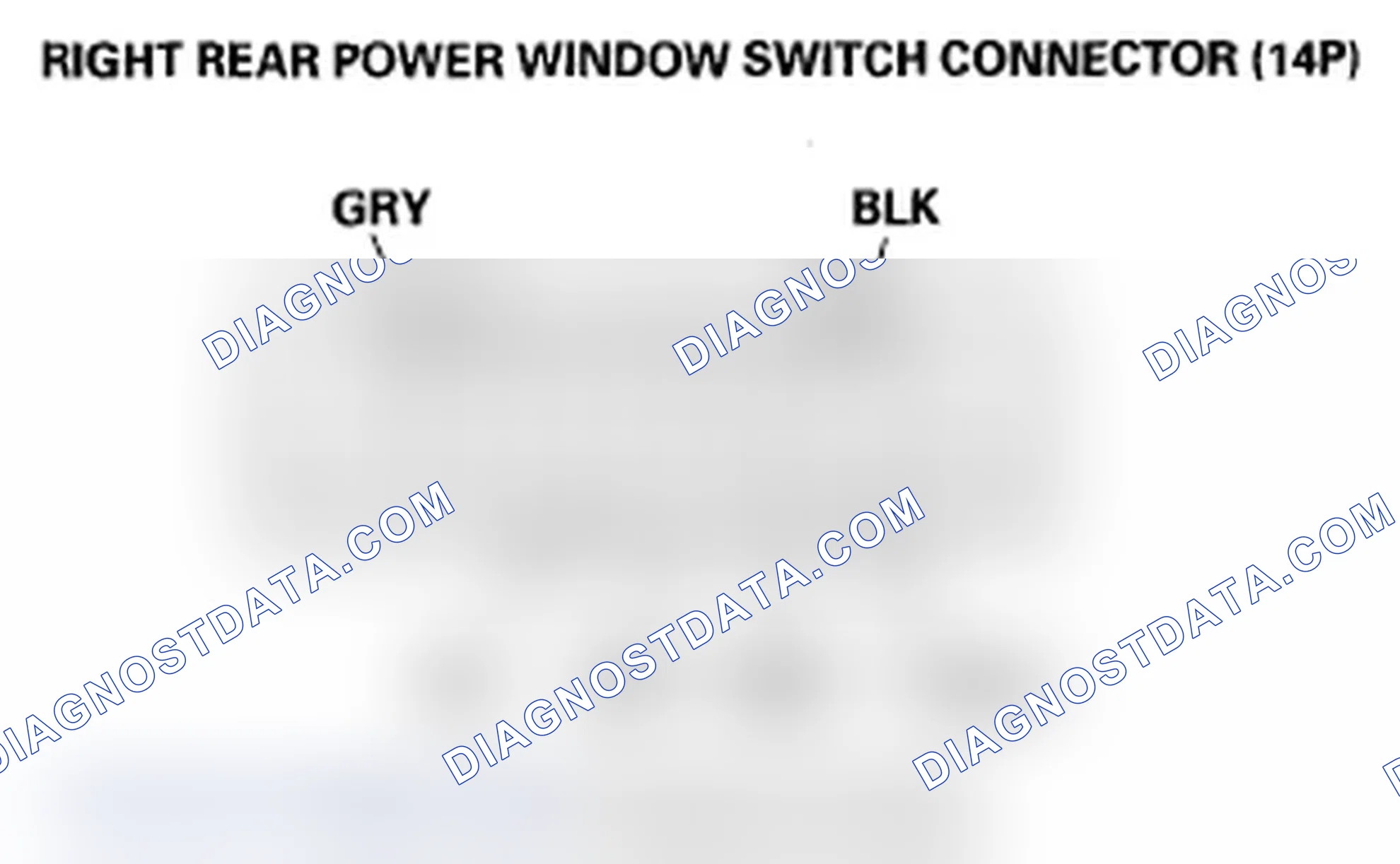 Scheme 16: Right Rear Power Window Switch Input Test