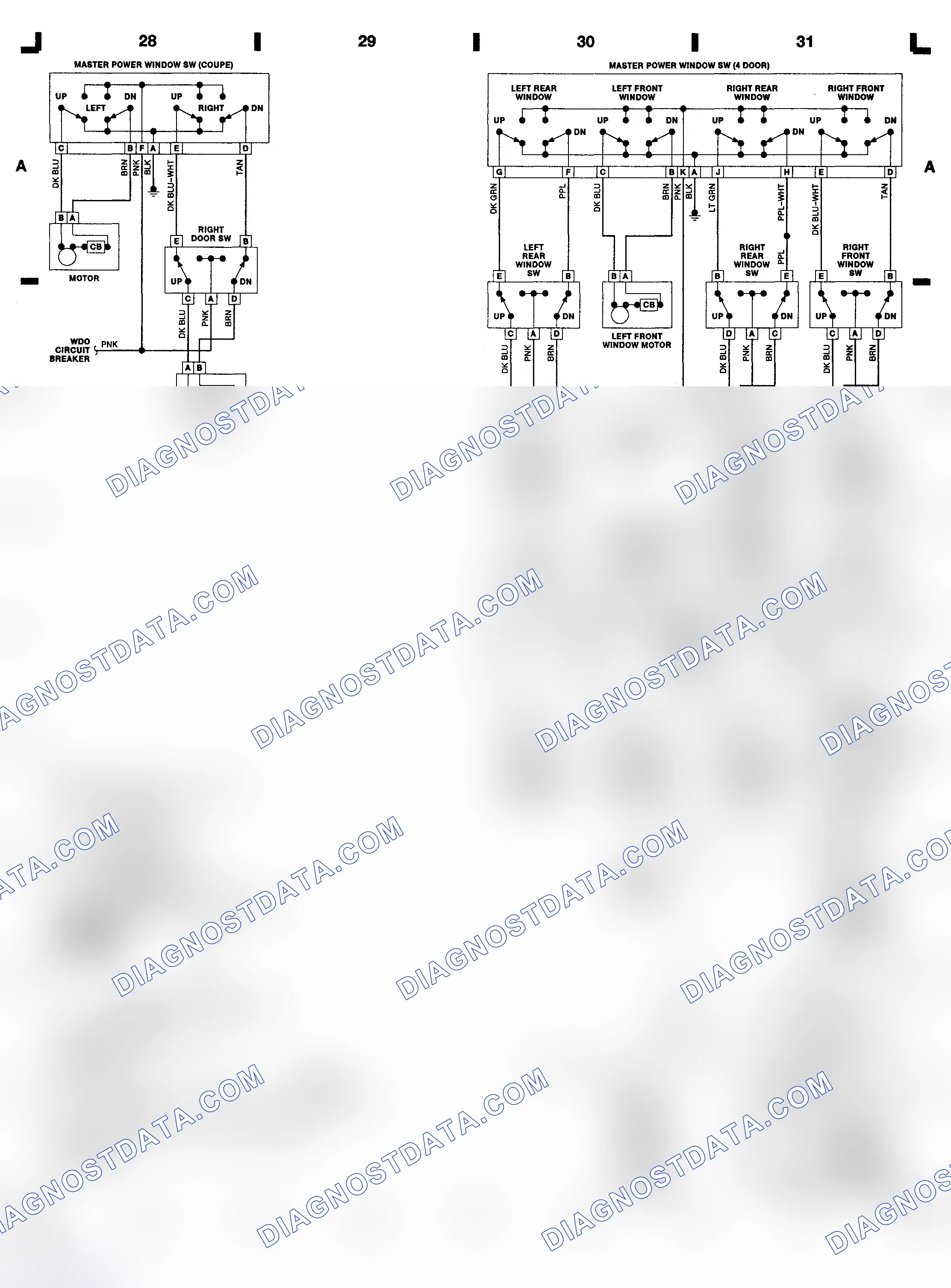 Scheme 40: ECU POWER SOURCE & GROUND CHART