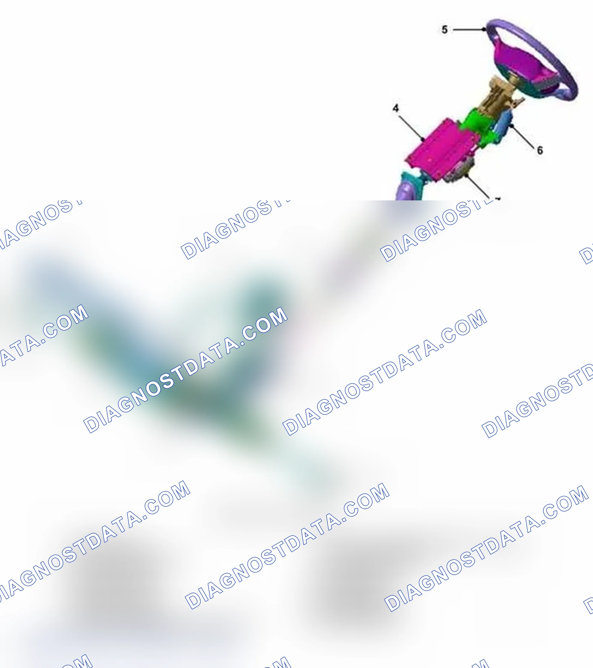 Scheme 1: STEERING COMPONENT LOCATION