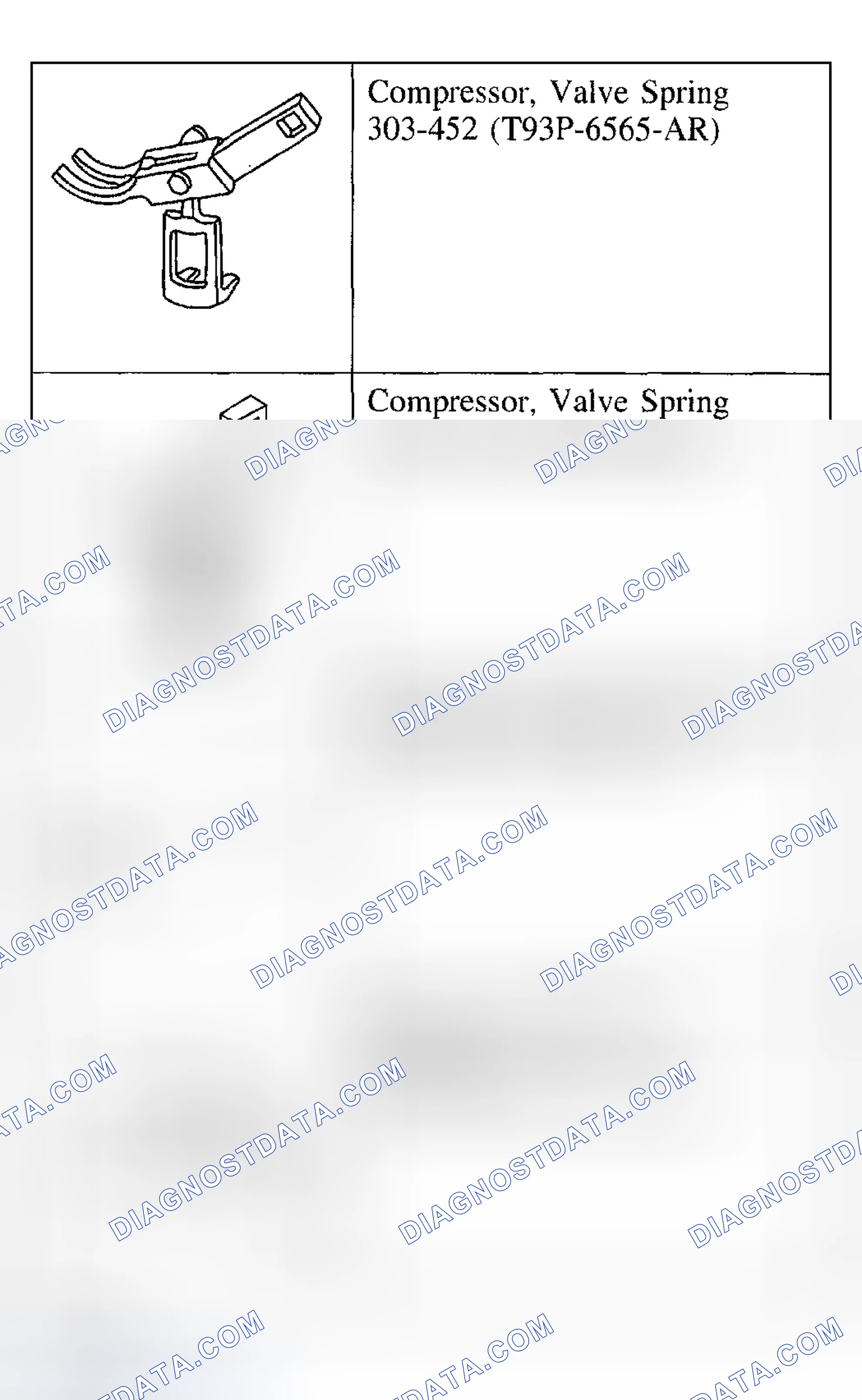 Scheme 81: Camshaft, Valve Springs and Valve Seals