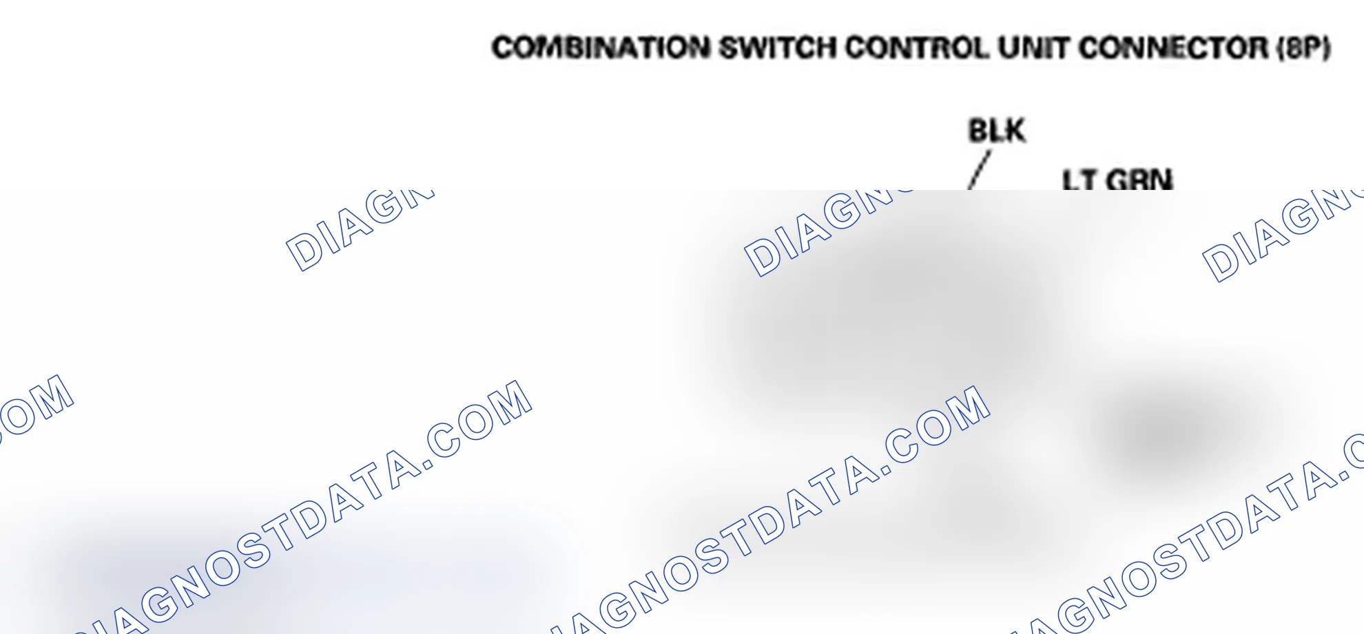 Scheme 14: Combination Switch Control Unit Input Test