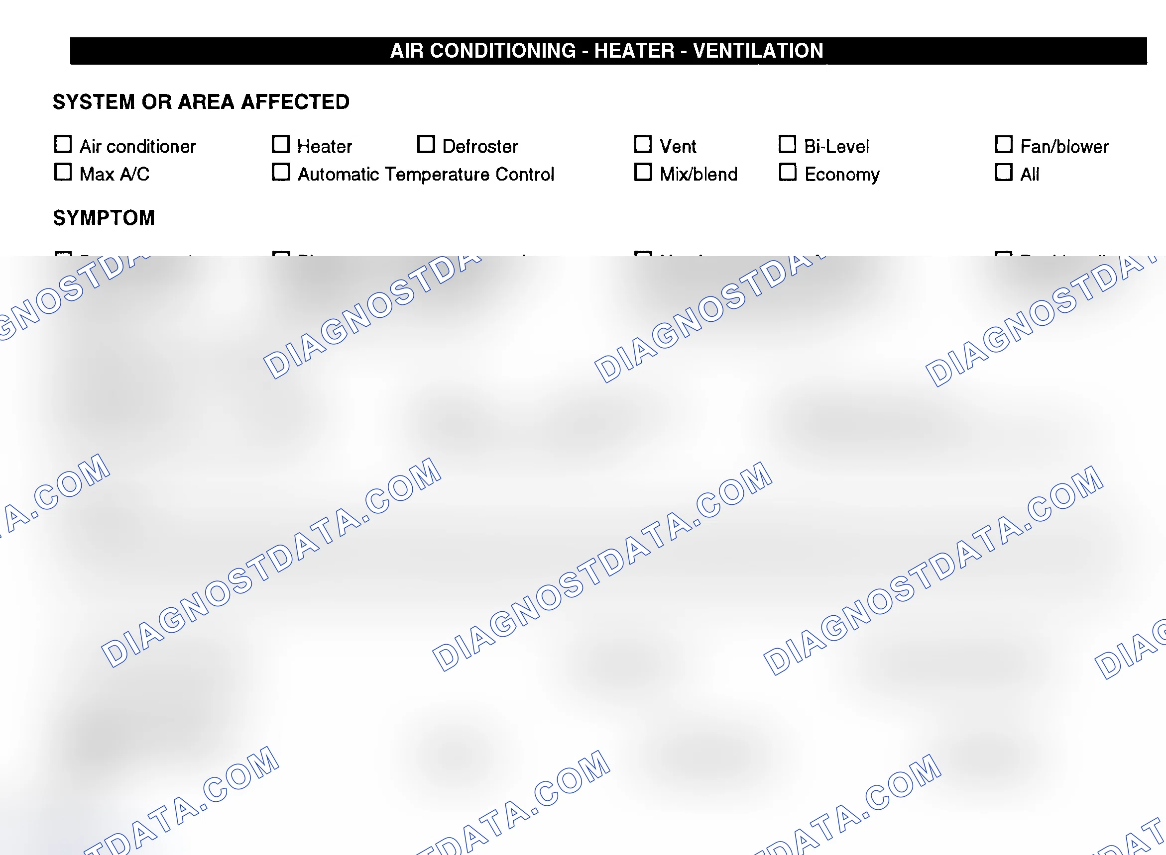 Scheme 8: Air Conditioning, Heater & Ventilation
