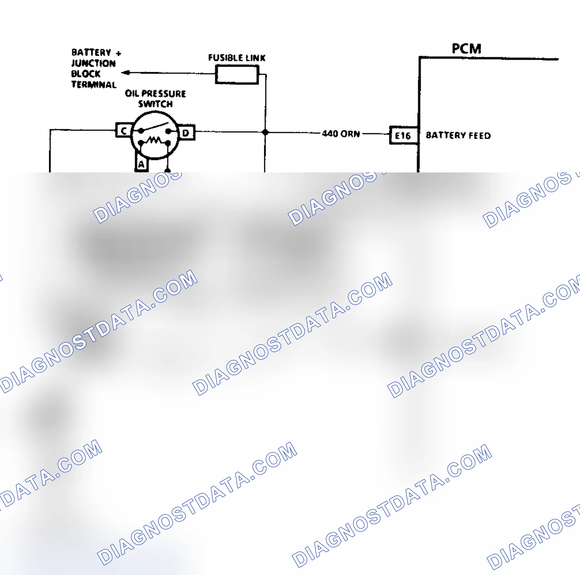 Scheme 324: CODE 54, Schematic, Fuel Pump Circuit (4.3L C & K Series W/4L60E Trans.)