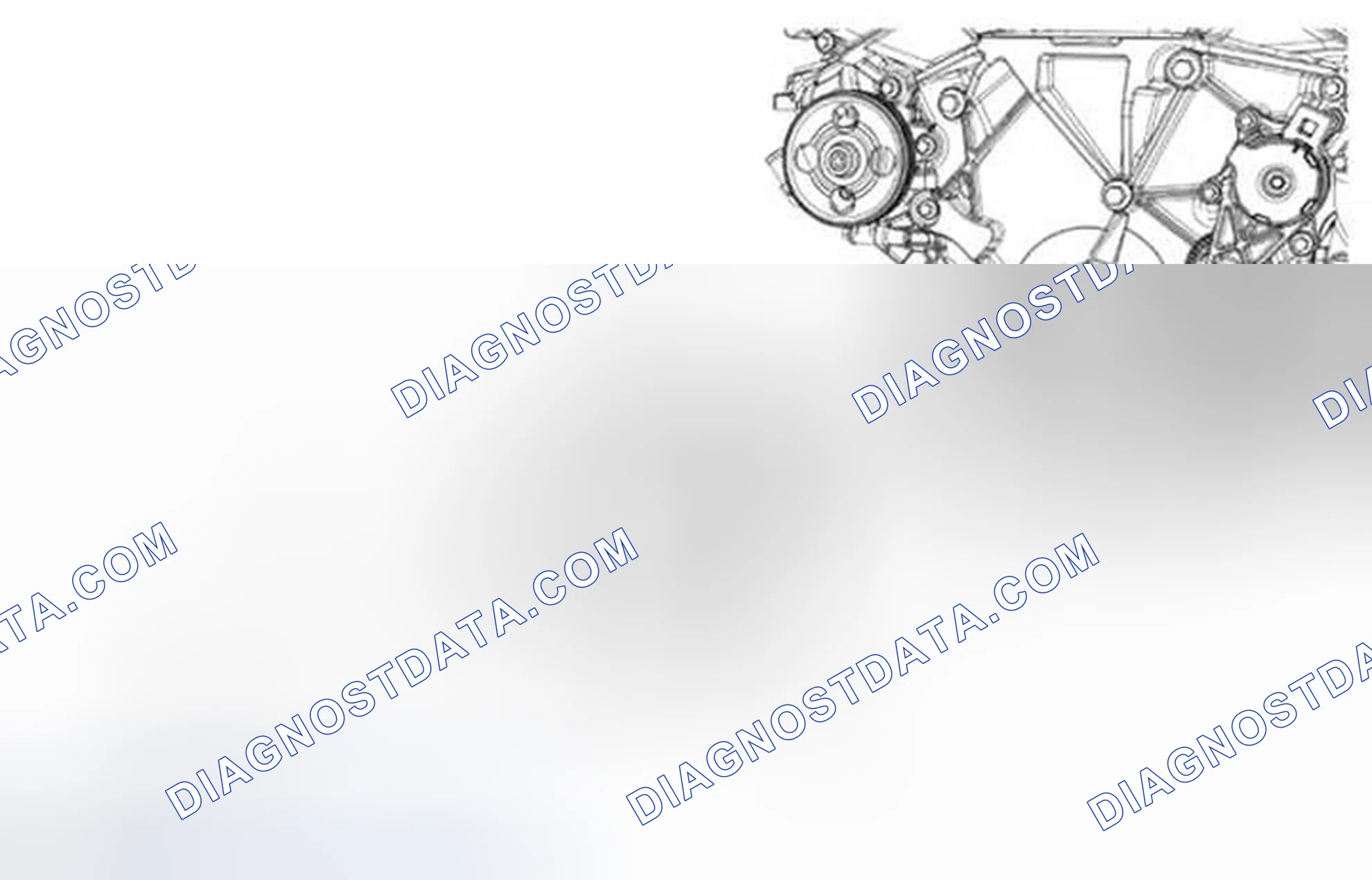 Scheme 46: Crankshaft Pulley and Crankshaft Front Seal - Exploded View