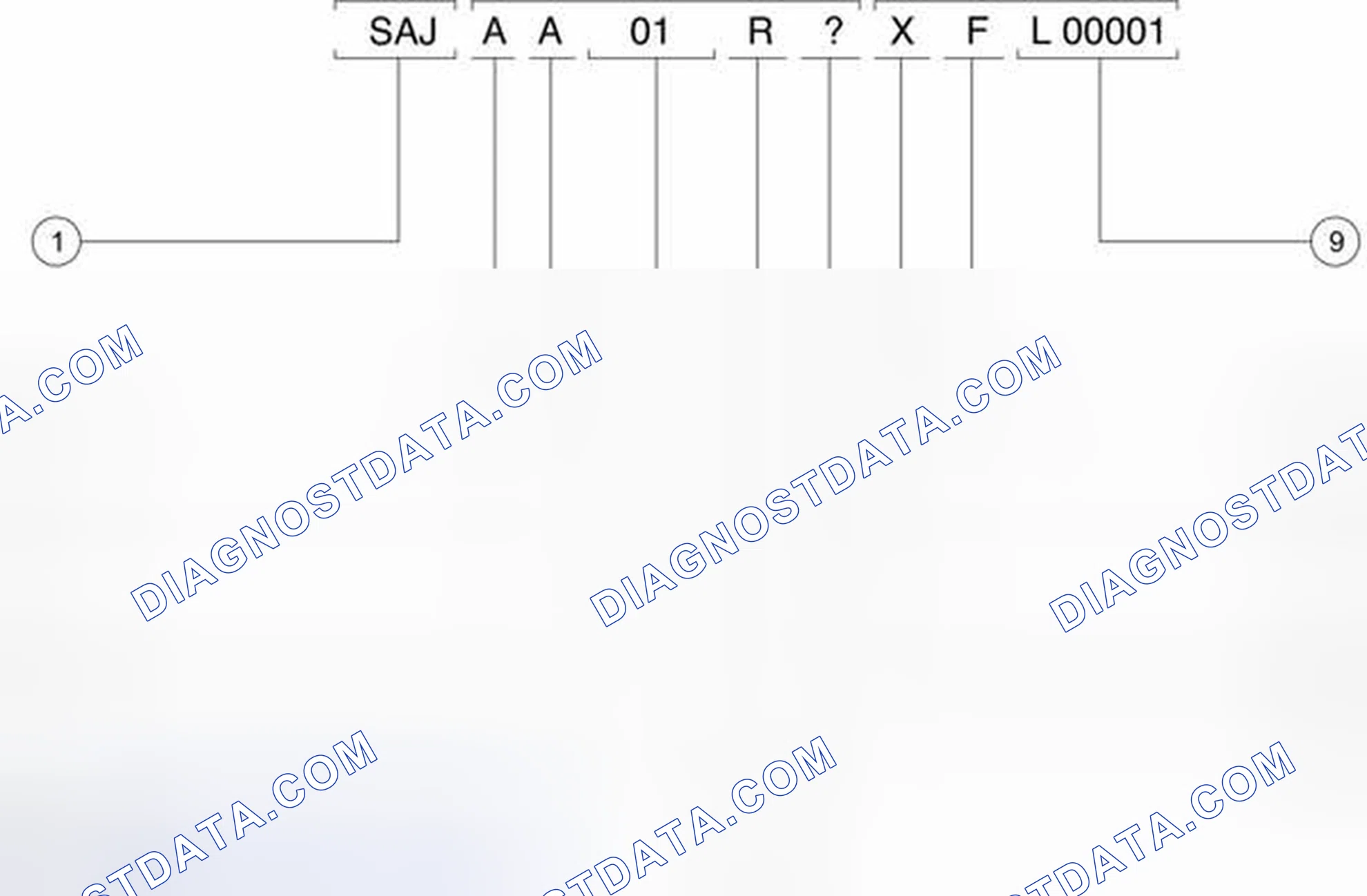 Scheme 5: Vehicle Identification Number (Typical)