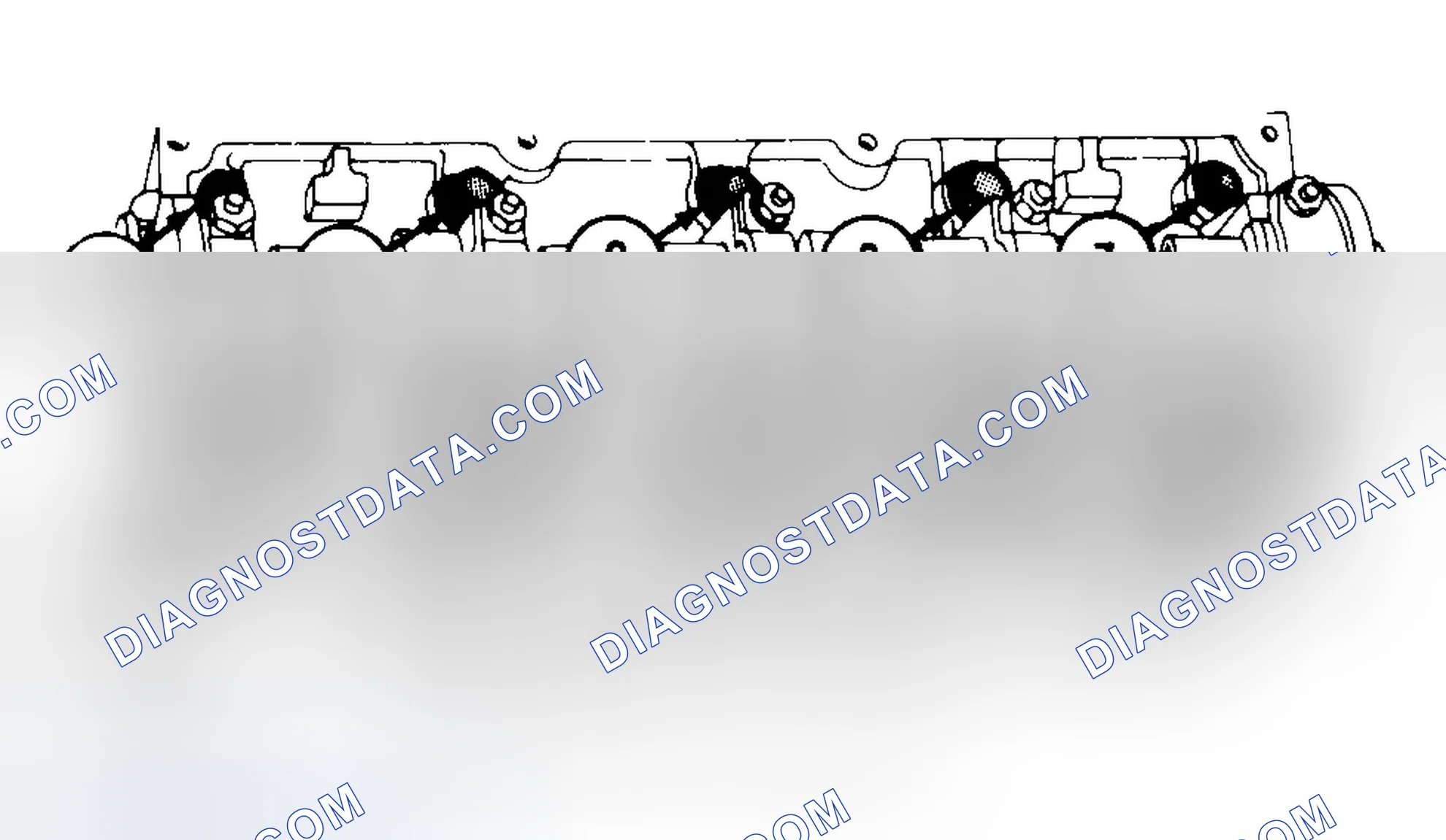 Scheme 7: Typical Cylinder Head Tightening or Loosening Sequence