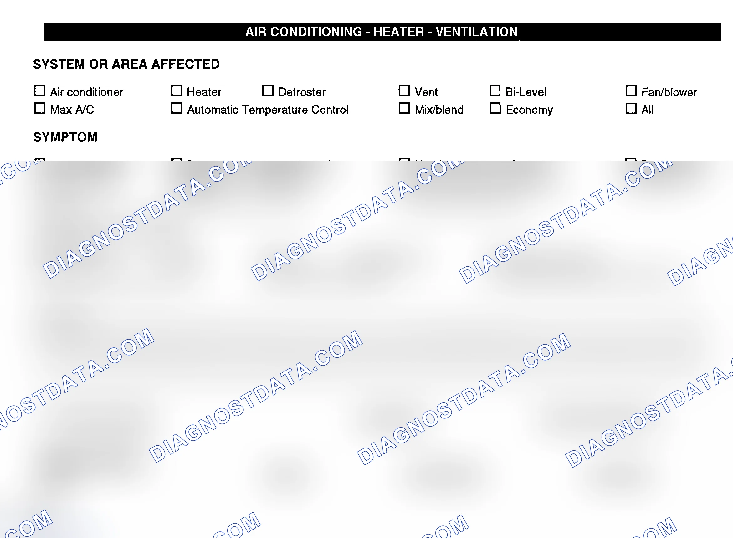 Scheme 8: Air Conditioning, Heater & Ventilation