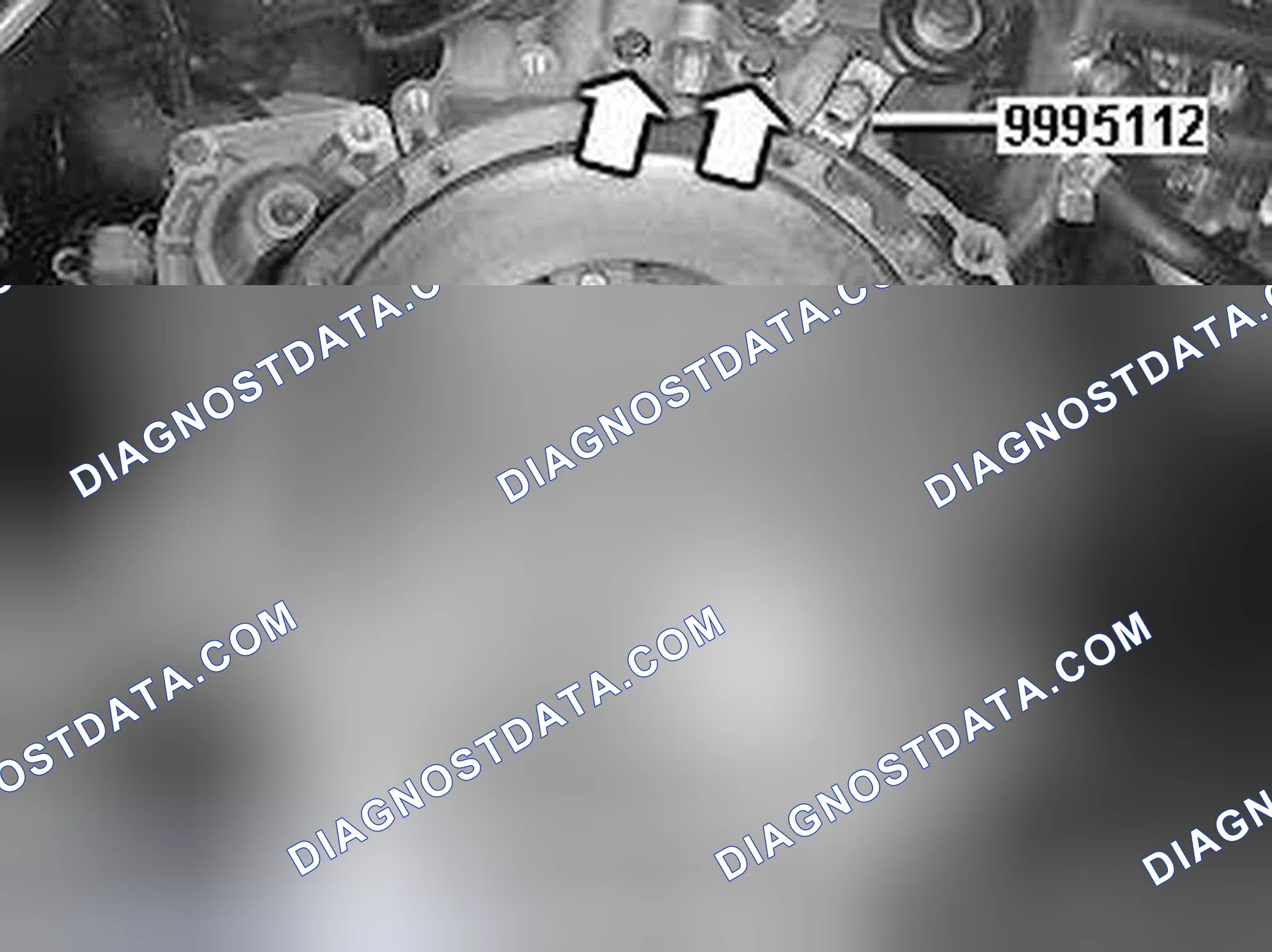Scheme 34: Removing the flywheel and carrier plate