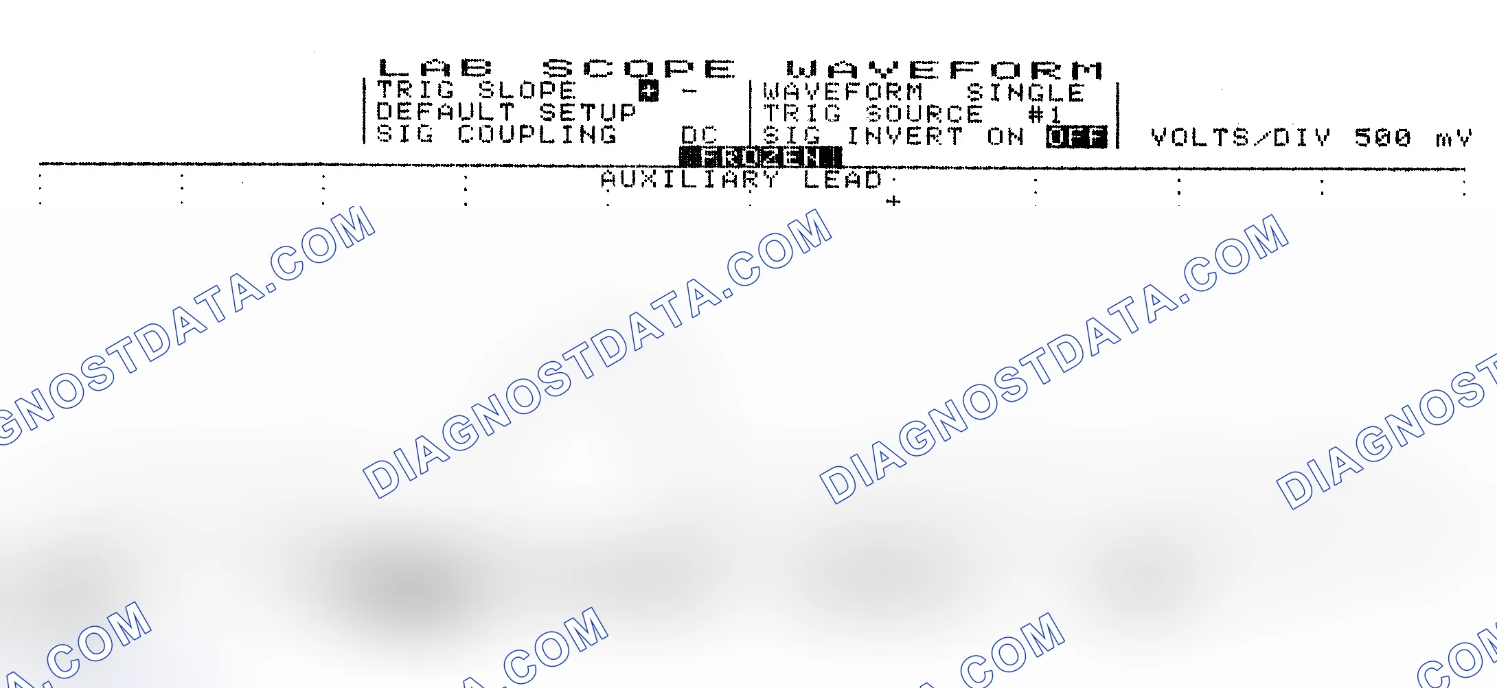 Scheme 10: Single Injector w/Excessive Current Flow - Current Pattern
