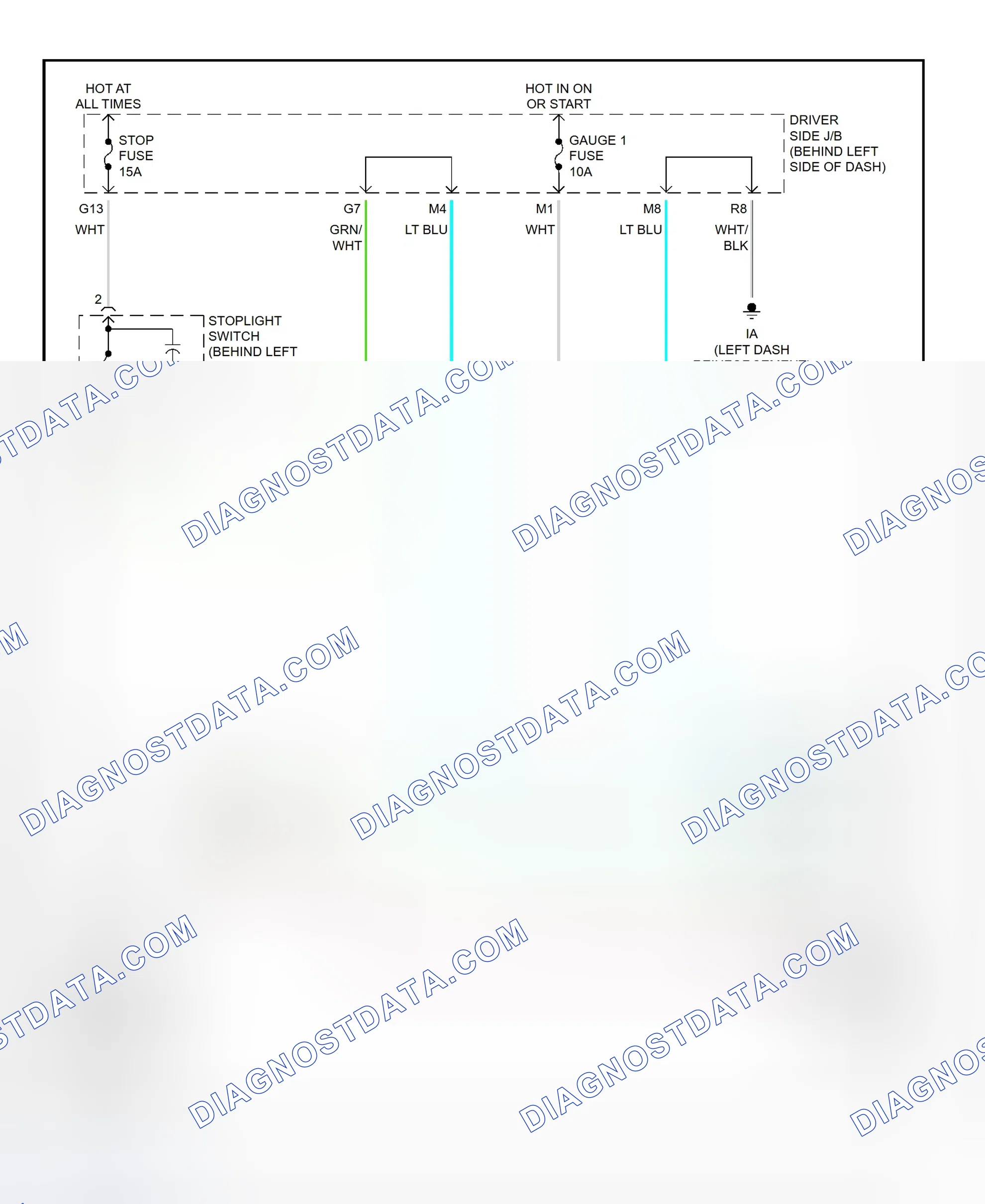 Scheme 309: Shift Interlock System Wiring Diagram (2002 - Lexus ES300)