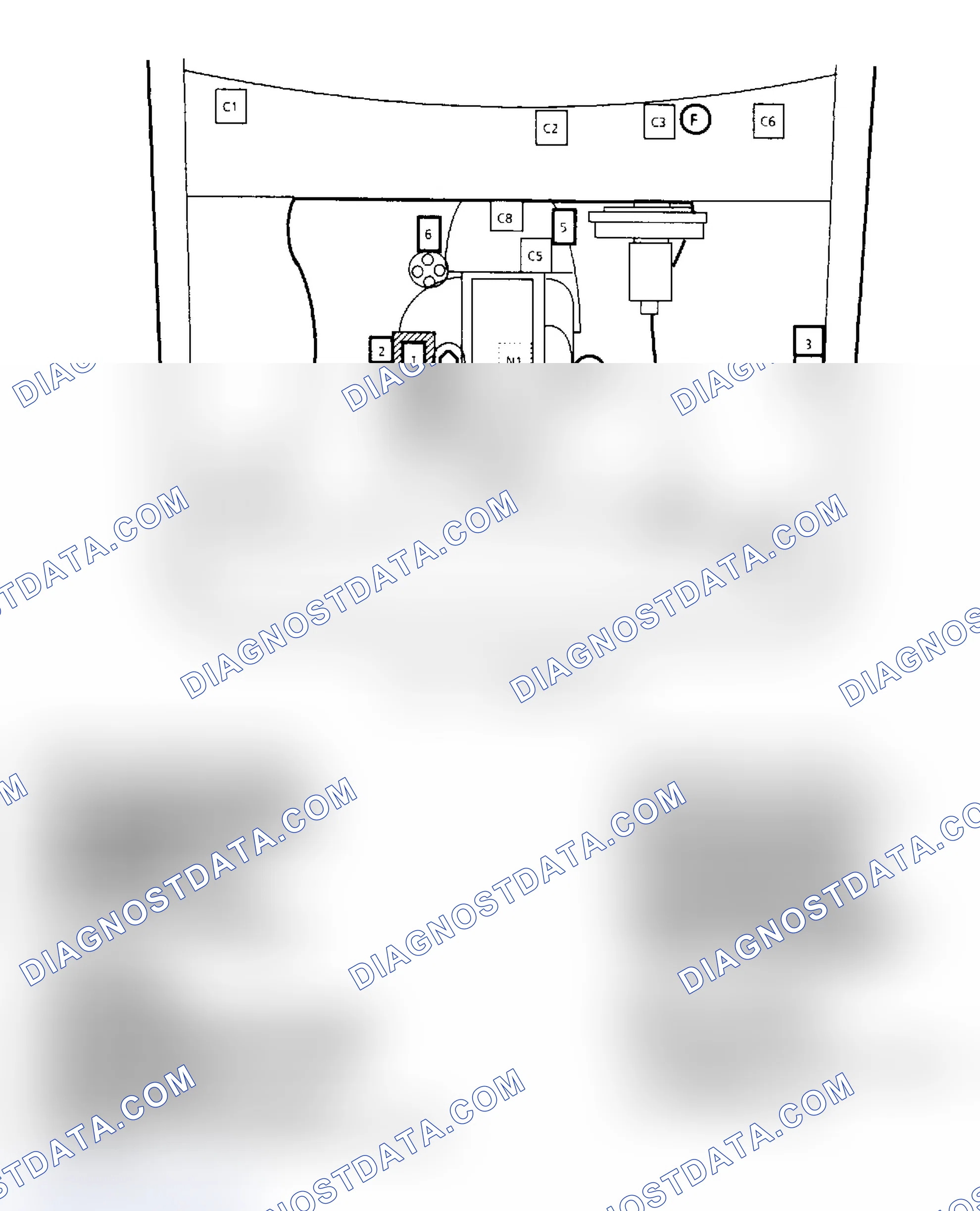 Scheme 138: Component Locations for "S/T" Series 2.5L