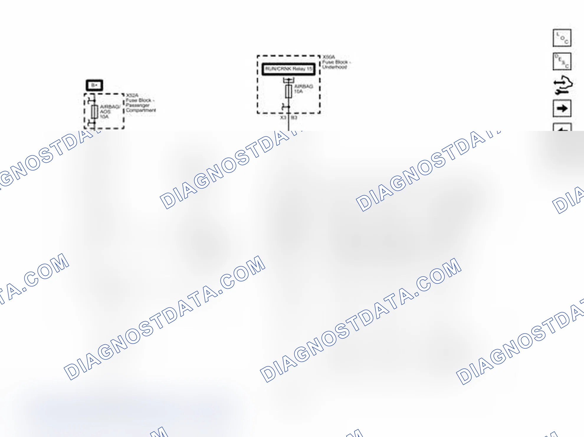 Scheme 3: Passenger Presence System Light Duty (without C99 without YF7) Wiring Schematics