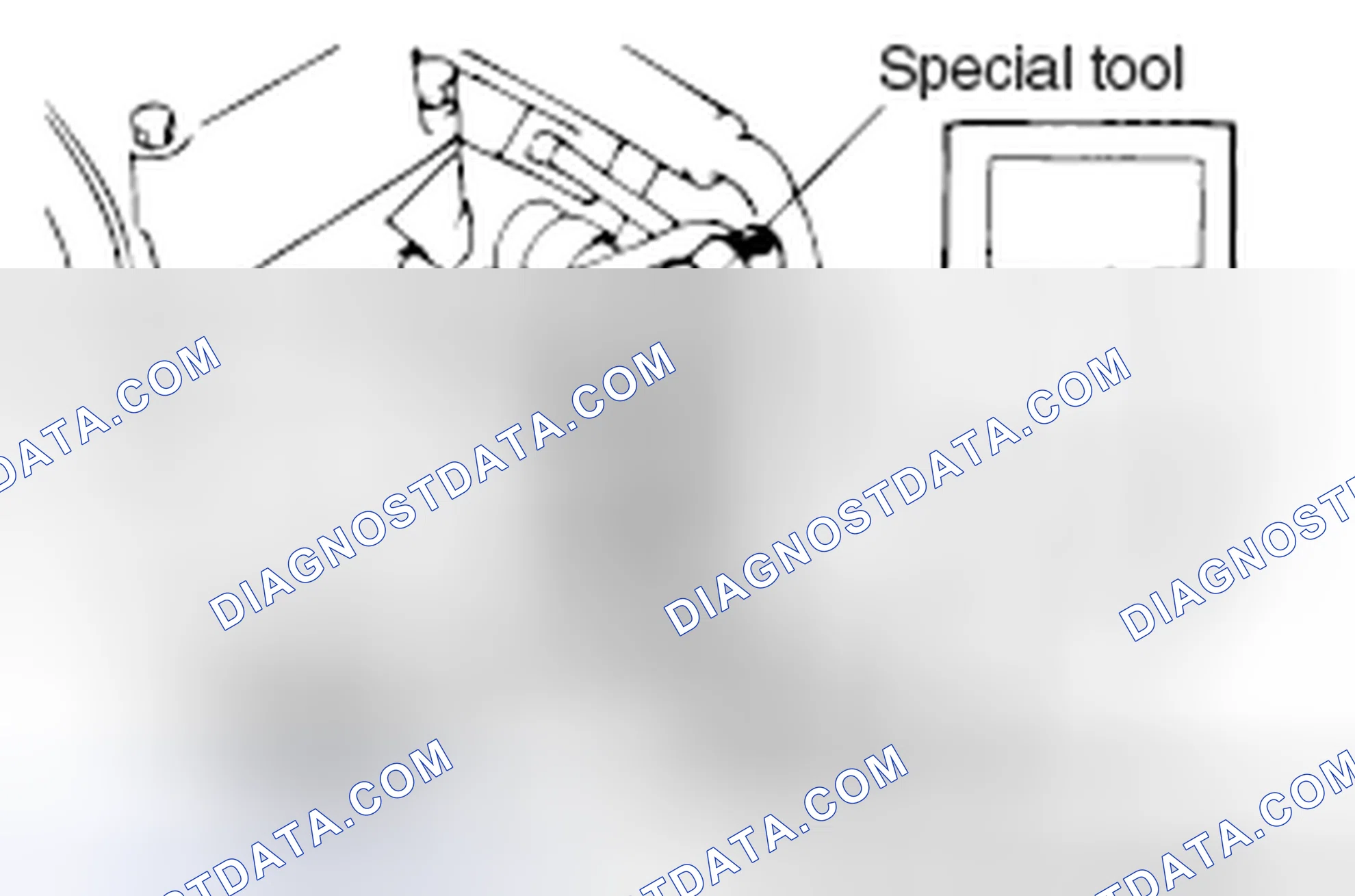 Scheme 131: IF INSPECTING WITH THE CONNECTOR CONNECTED