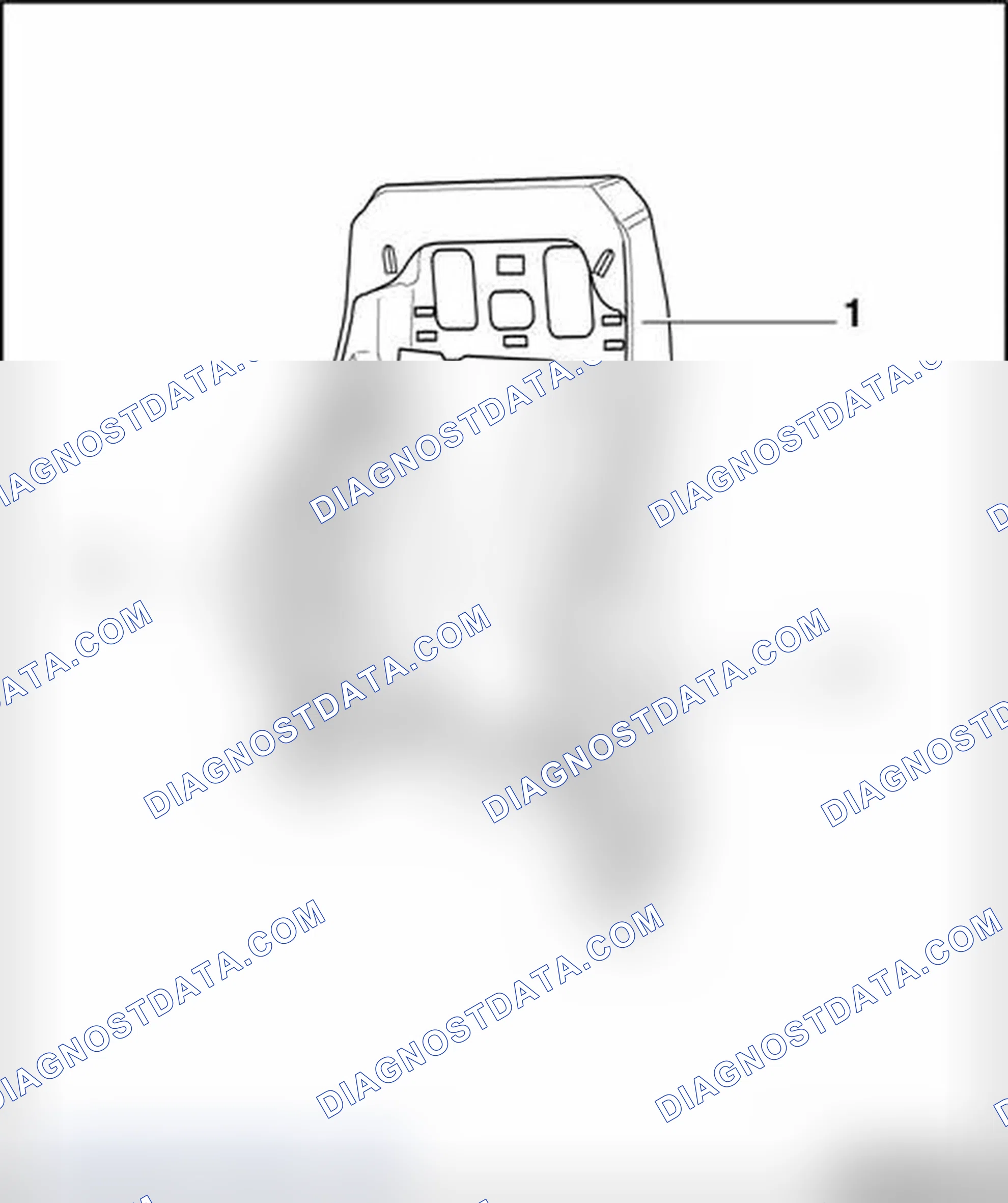 Scheme 226: Backrest (standard seat), replacing