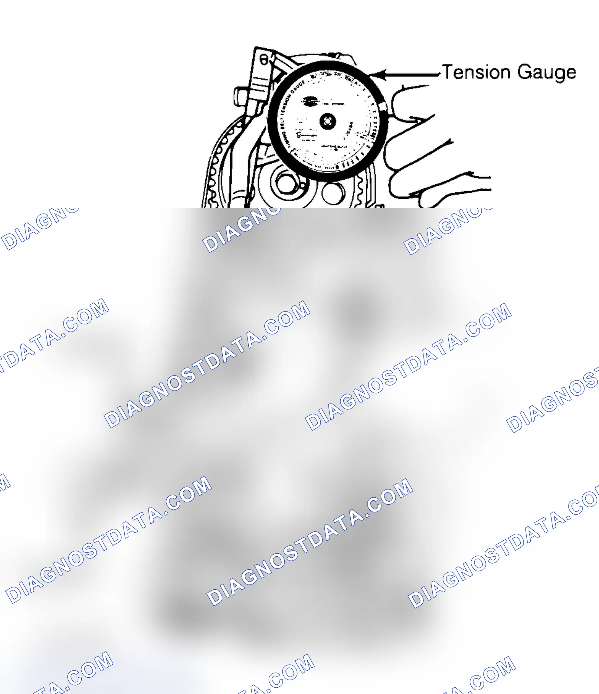 Scheme 28: Adjusting Typical Timing Belt Tension