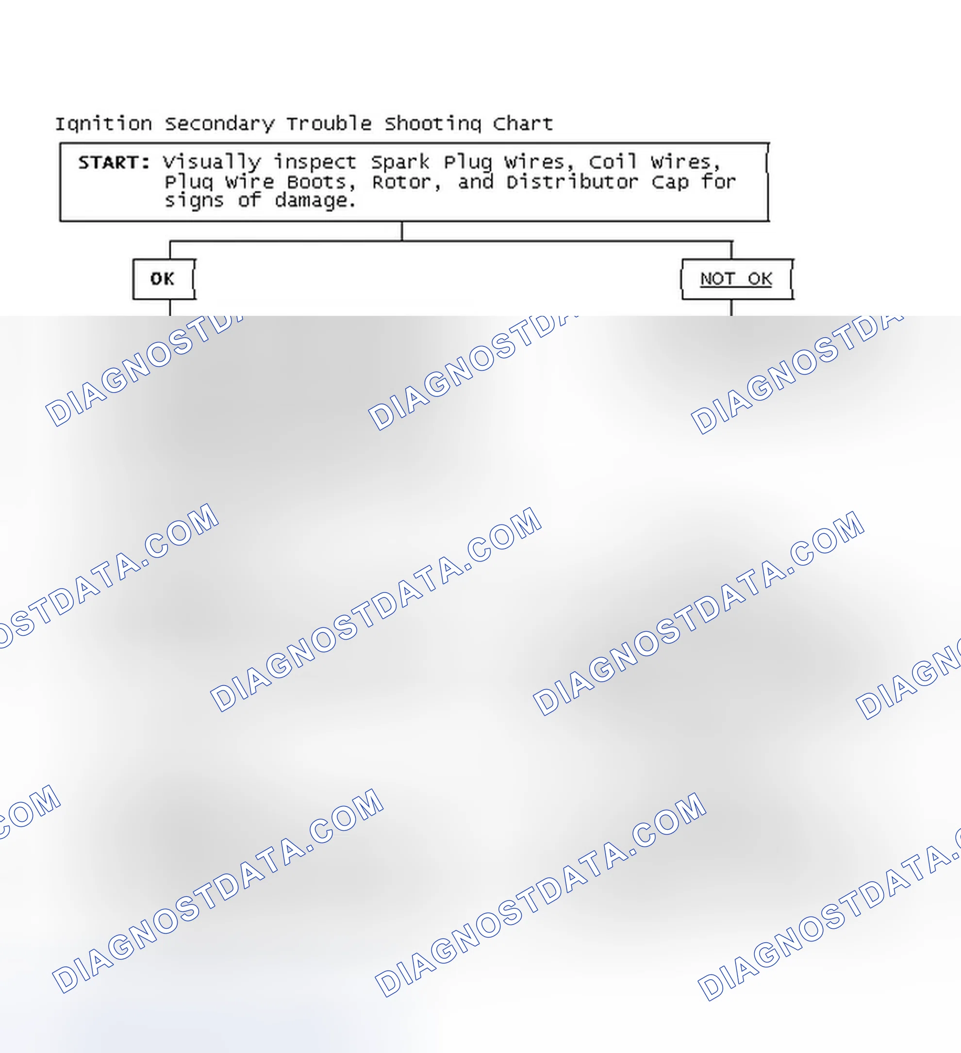 Scheme 1: Ignition Secondary Trouble Shooting Chart