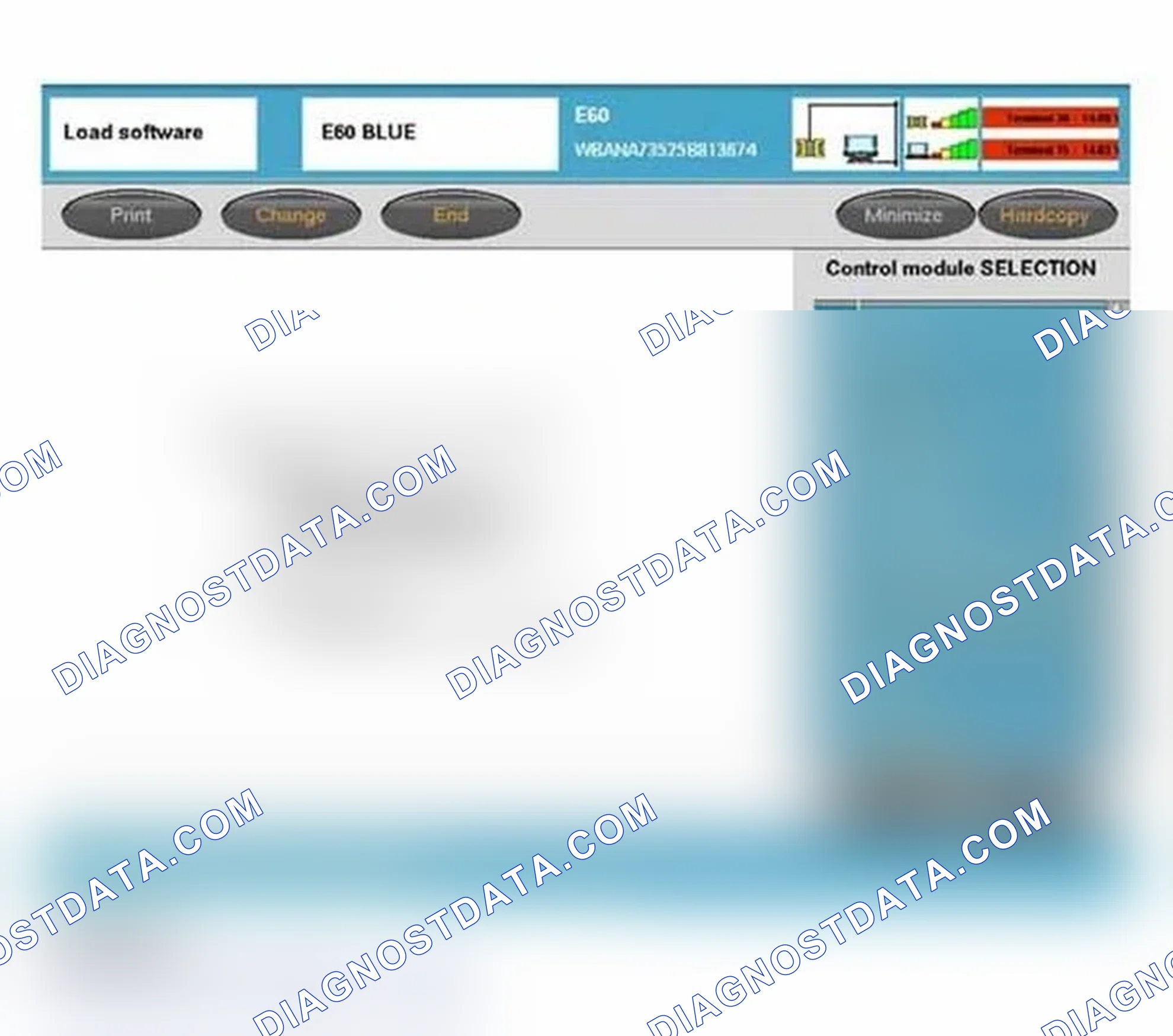 Scheme 163: Control Module Selection - Programming - Update Software