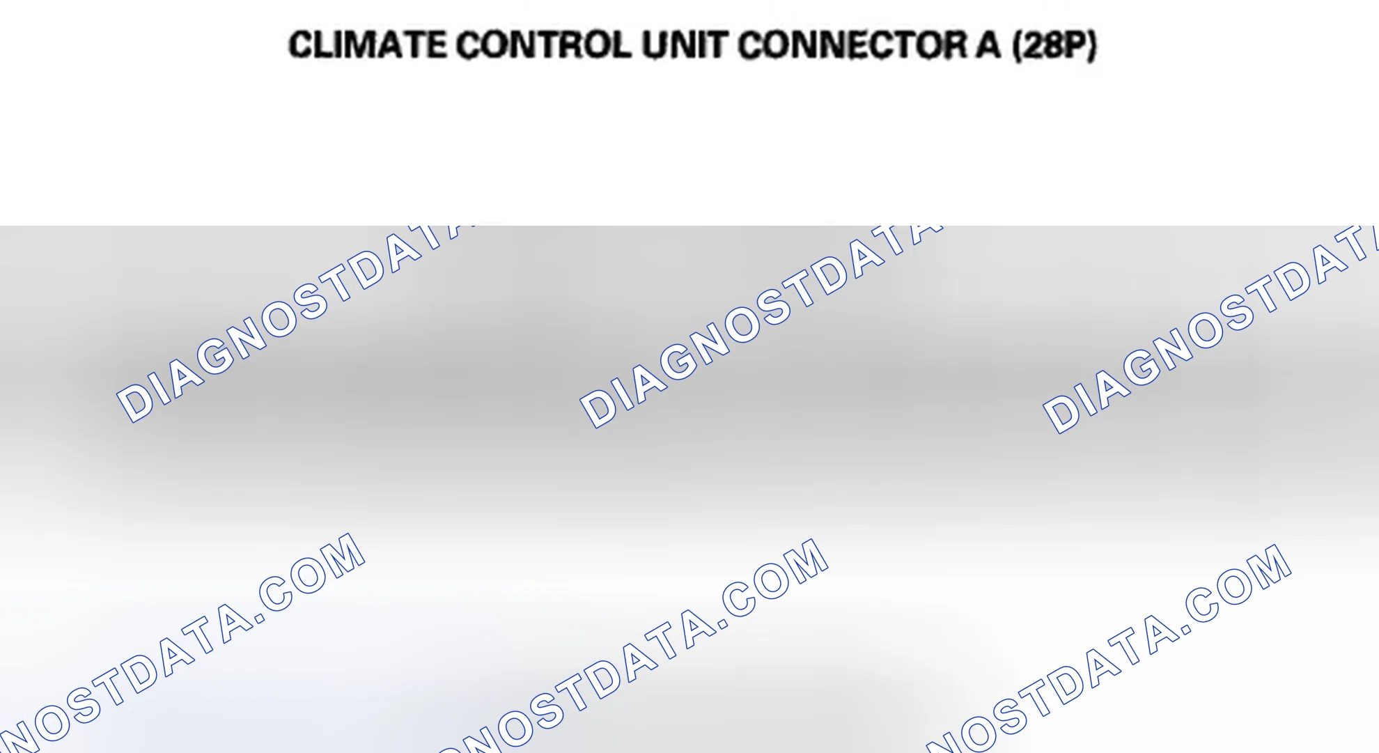 Scheme 133: Climate Control Unit Inputs and Outputs