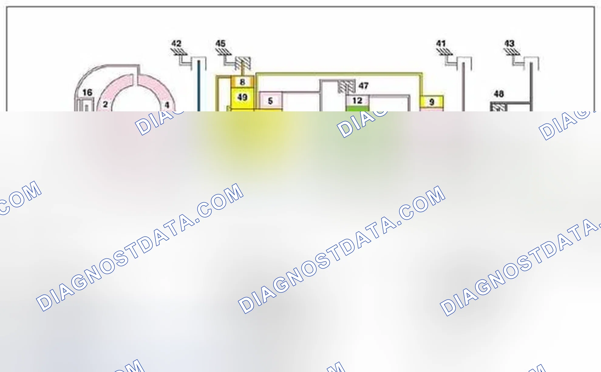 Scheme 248: Power flow in 7th gear, function - GF27.10-P-3026GZ