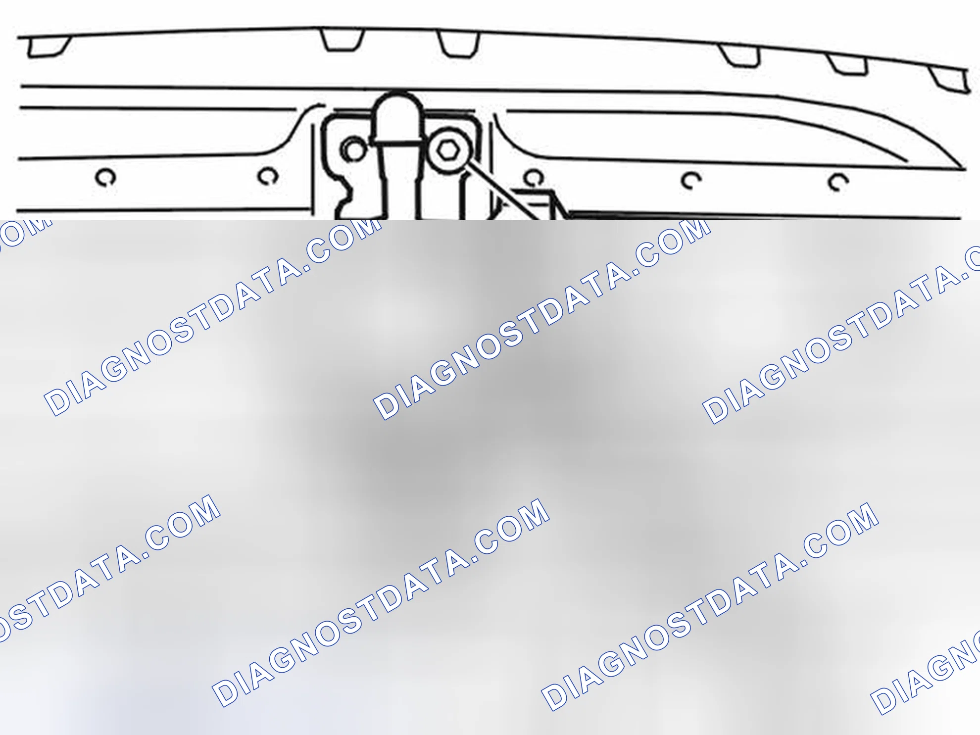 Scheme 288: Removing the electric motor front height adjustment