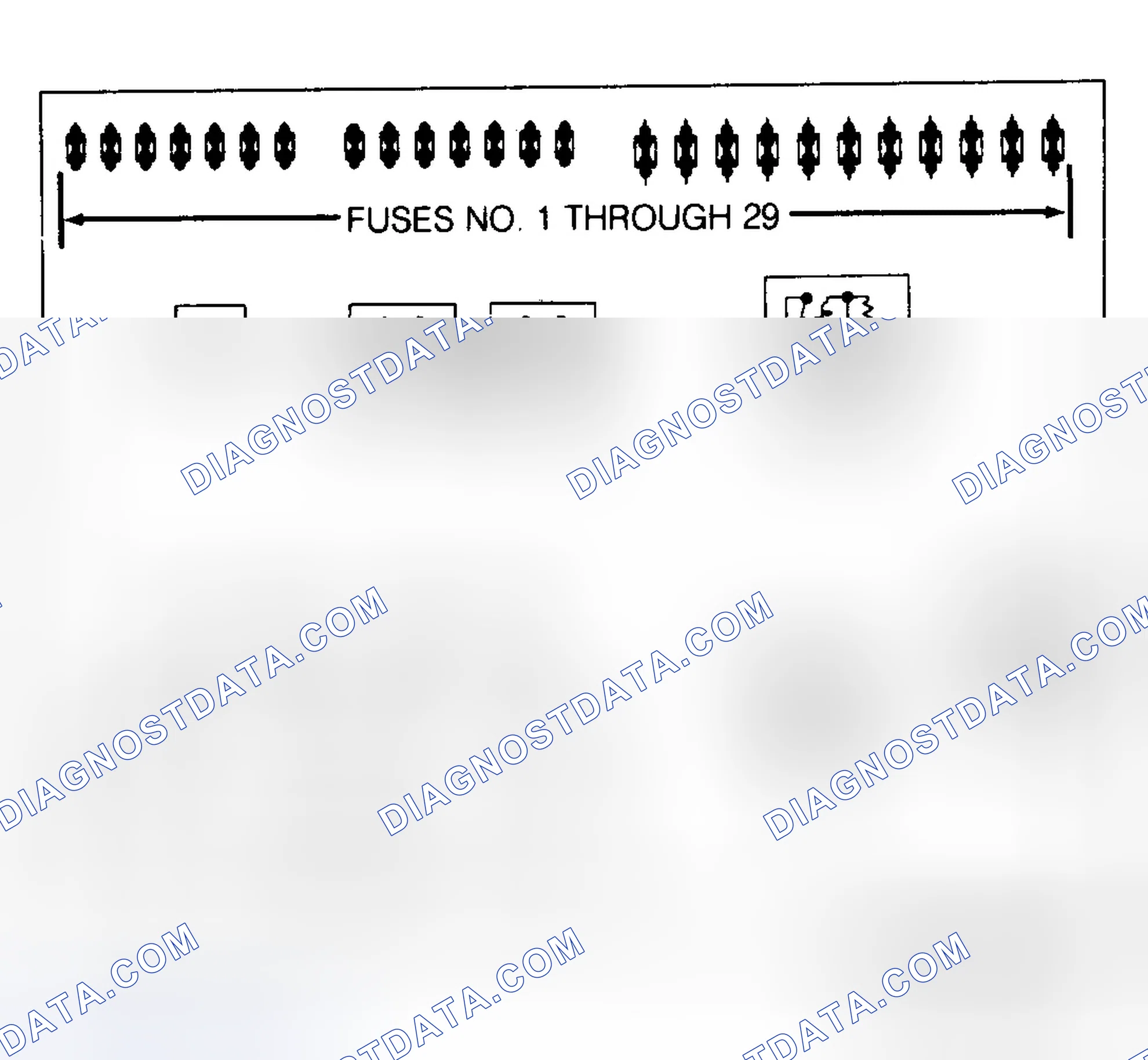 Scheme 1: FRONT FUSE & RELAY PANEL IDENTIFICATION (1988-93)