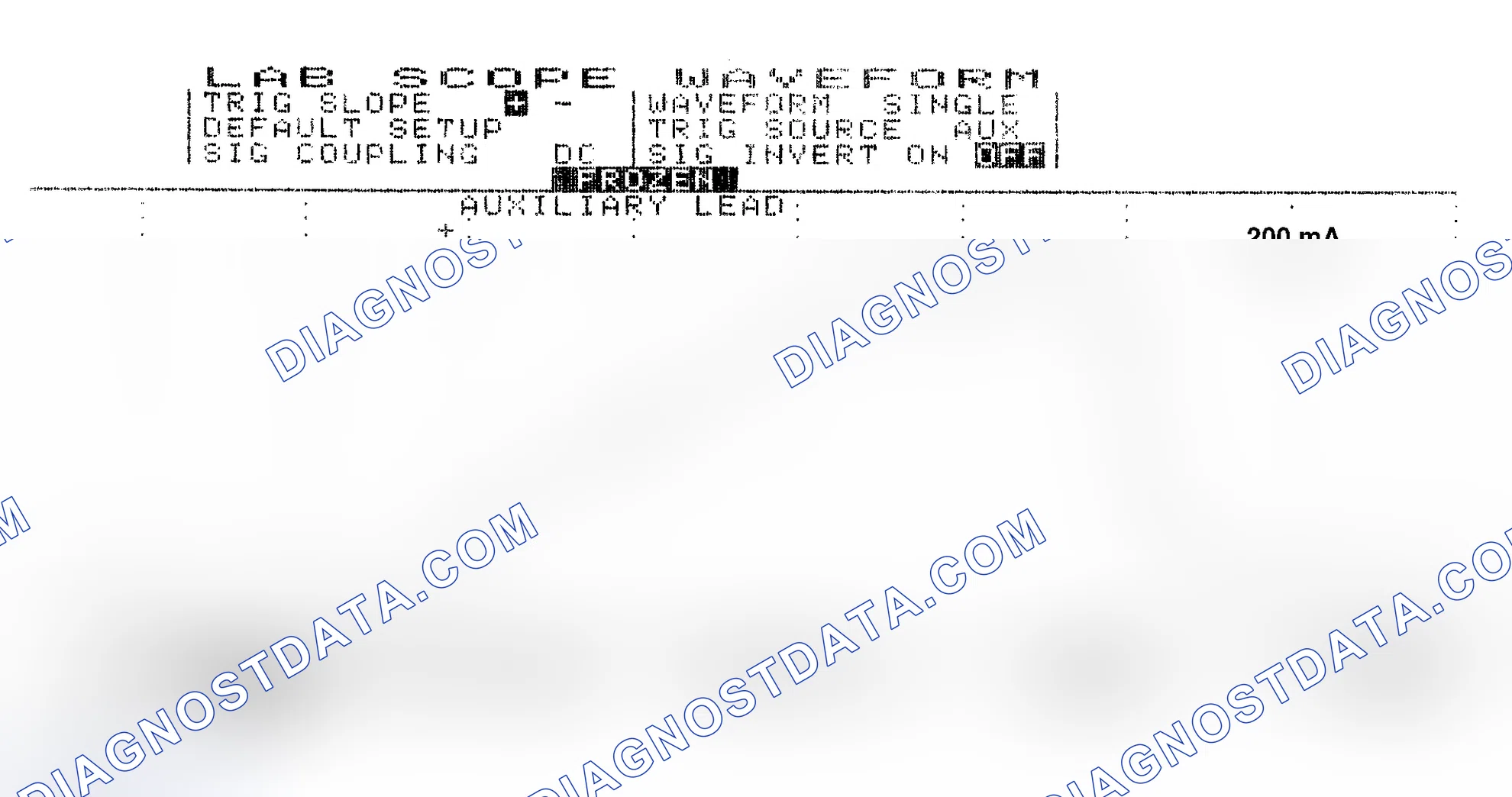 Scheme 13: Single Injector w/Normal Current Flow - Current Pattern