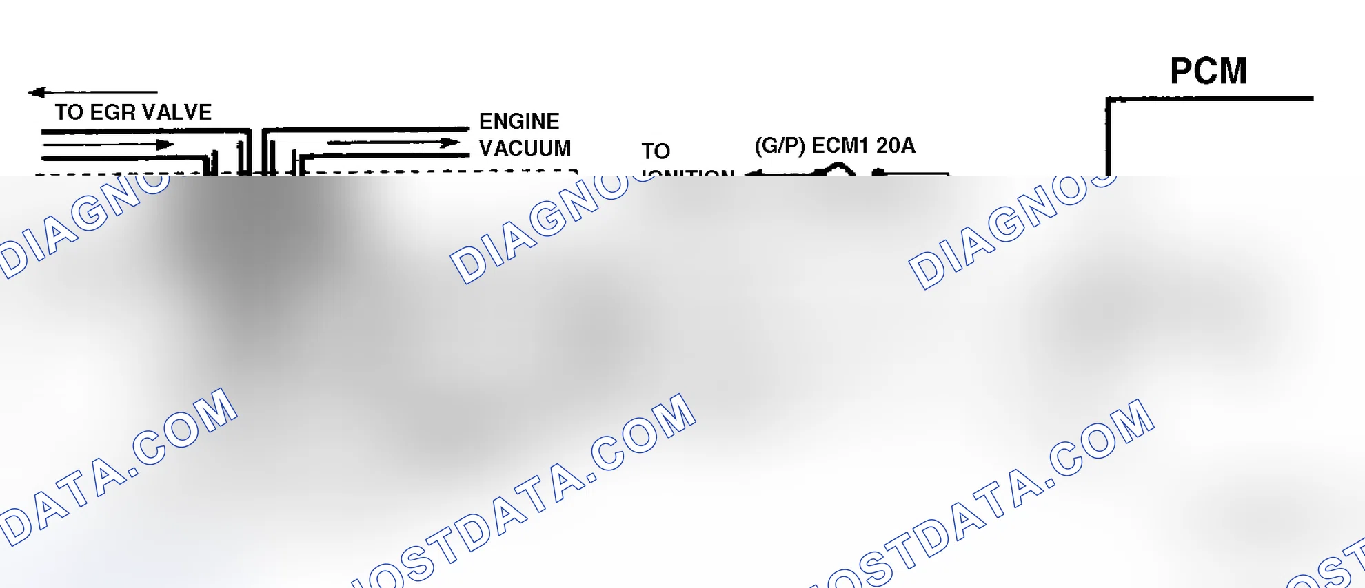 Scheme 70: Code 32 Schematic ("C", "G", "K" & "P" Series A/T) EGR Circuit Error With EVRV Solenoid