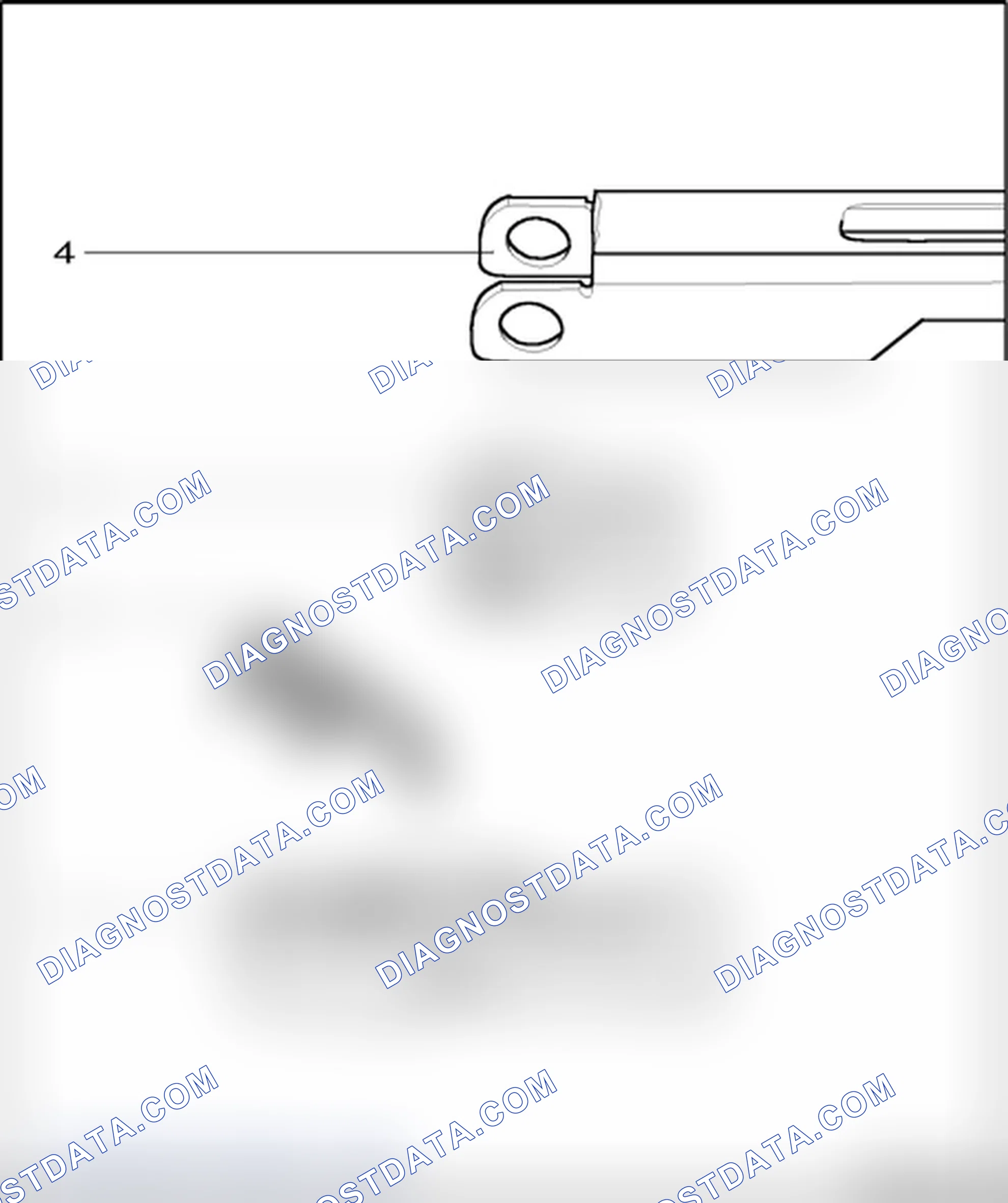 Scheme 157: Windshield wiper arm - through 10.04, assembly