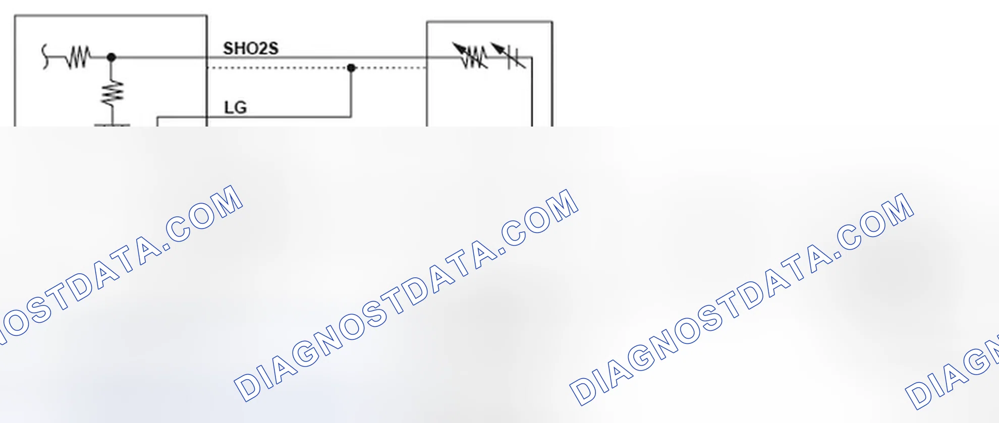 Scheme 183: Secondary Heated Oxygen Sensor (Secondary HO2S (Sensor 2)) Heater Circuit Wiring Diagram