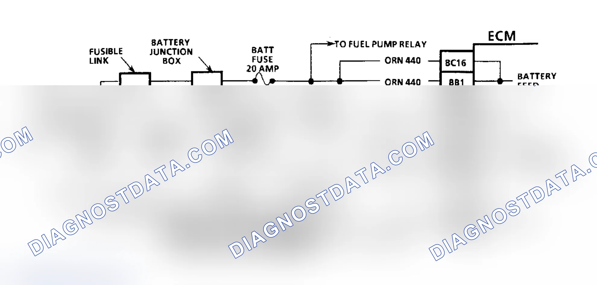 Scheme 211: Chart A2 Schematic, (3.3L "A" Body) Won't Flash Code 12 "Service Engine Soon" Light On