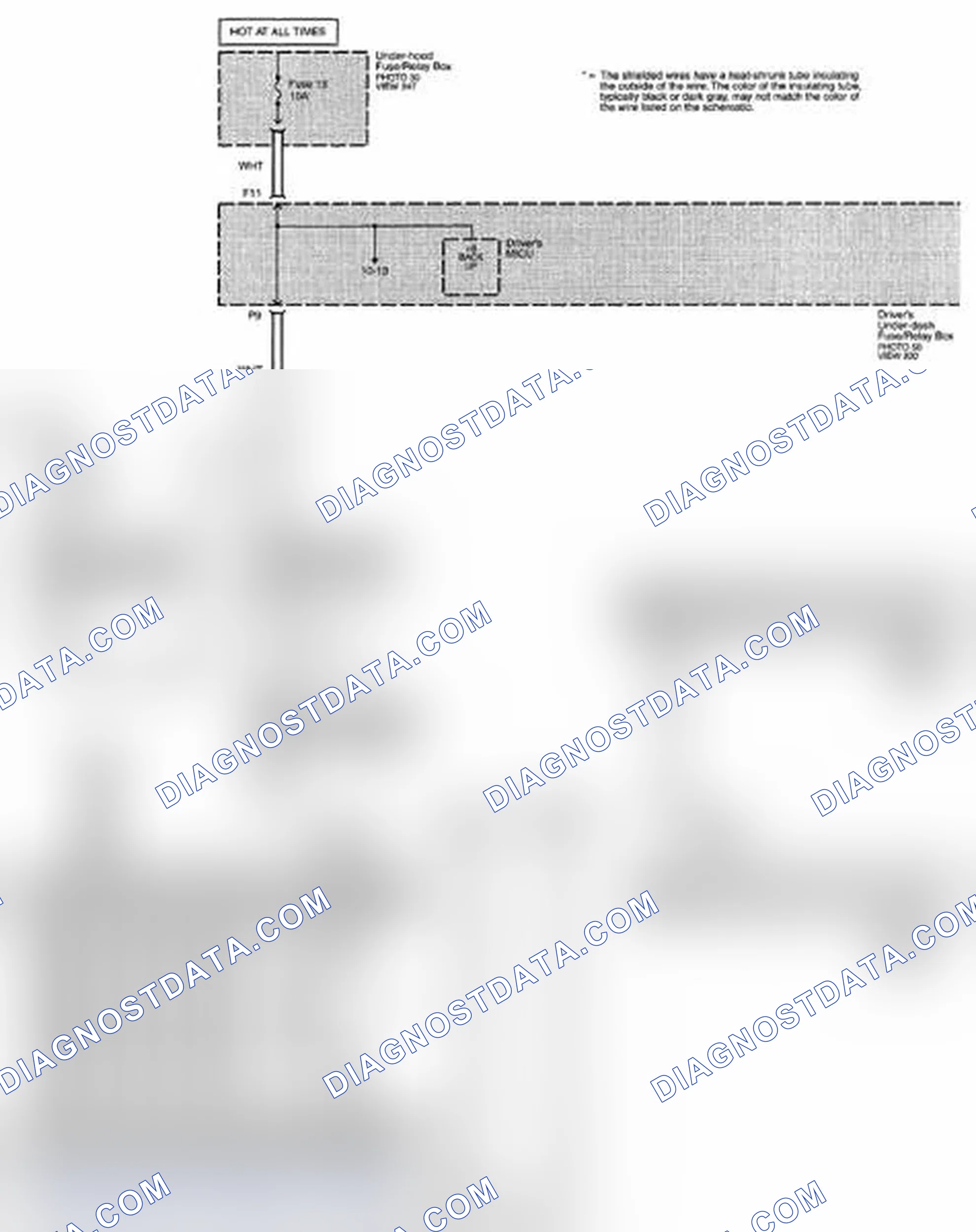 Scheme 500: Navigation System Circuit Diagram (Page 156-10)
