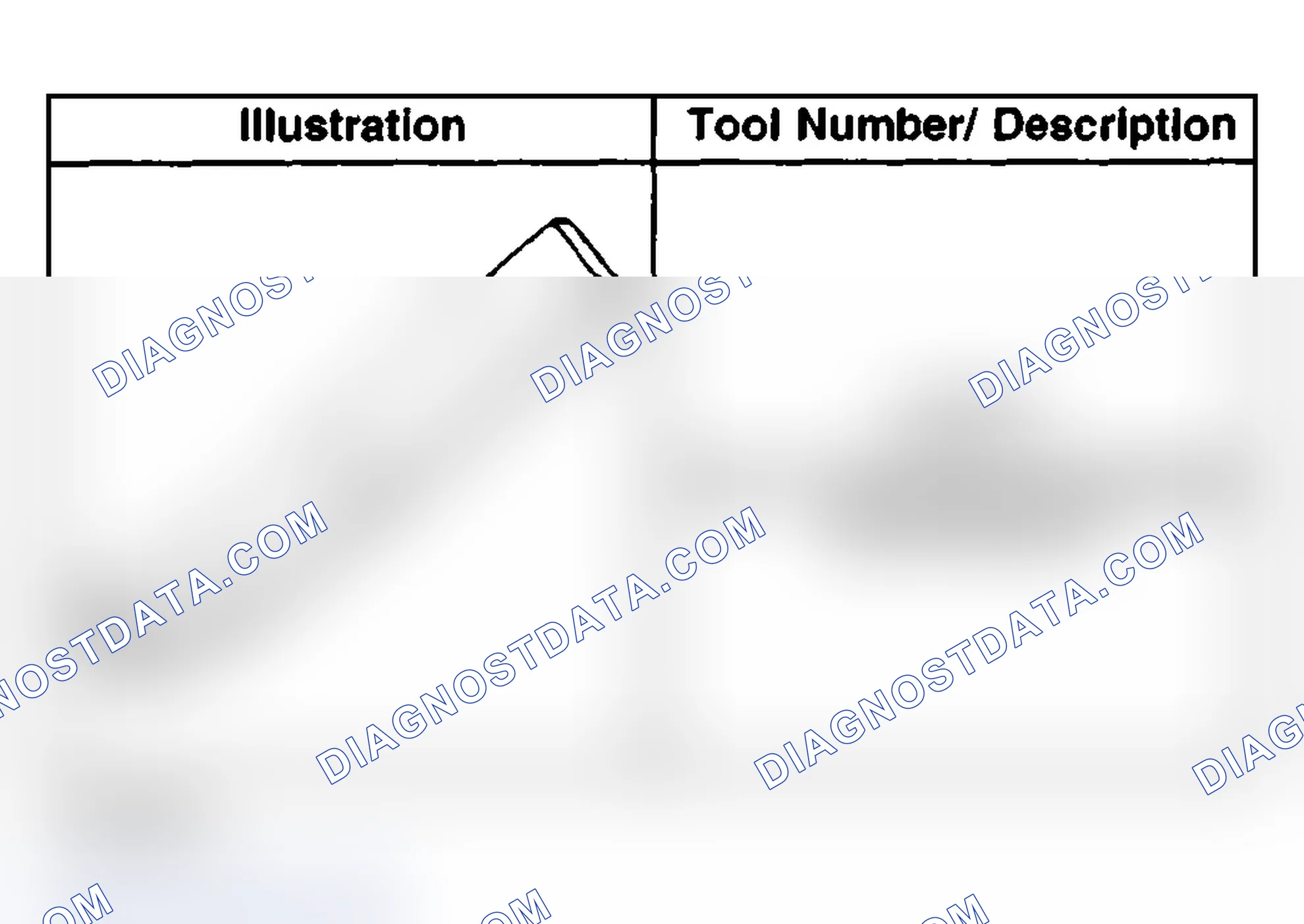 Scheme 48: Special Tools and Equipment